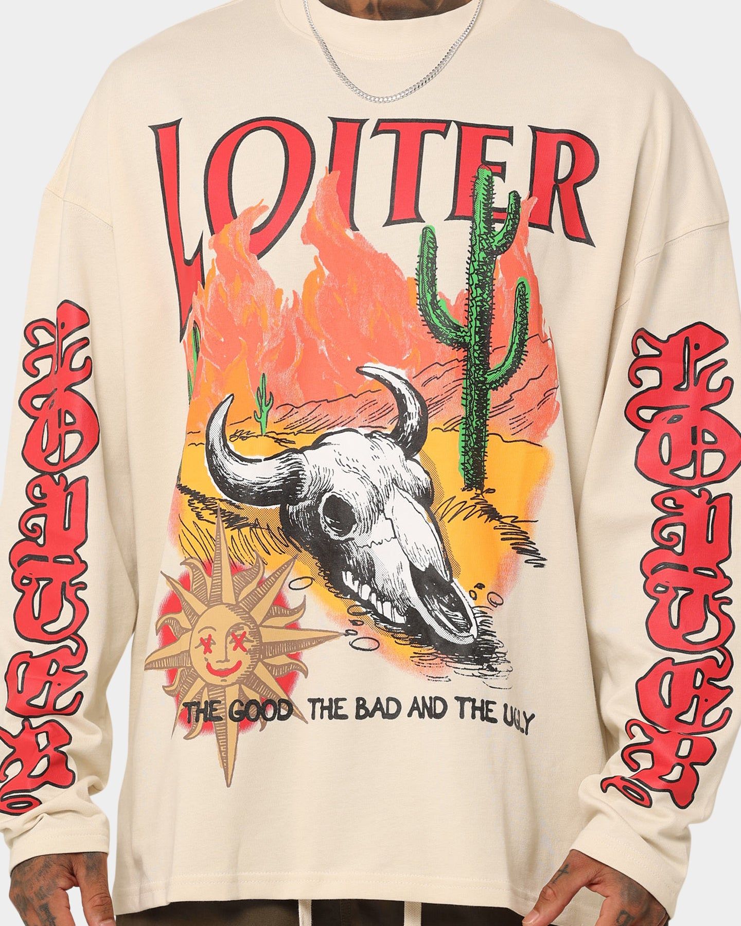 Loiter Rodeo T-Shirt Off White sold by Culture Kings product image thumbnail 3