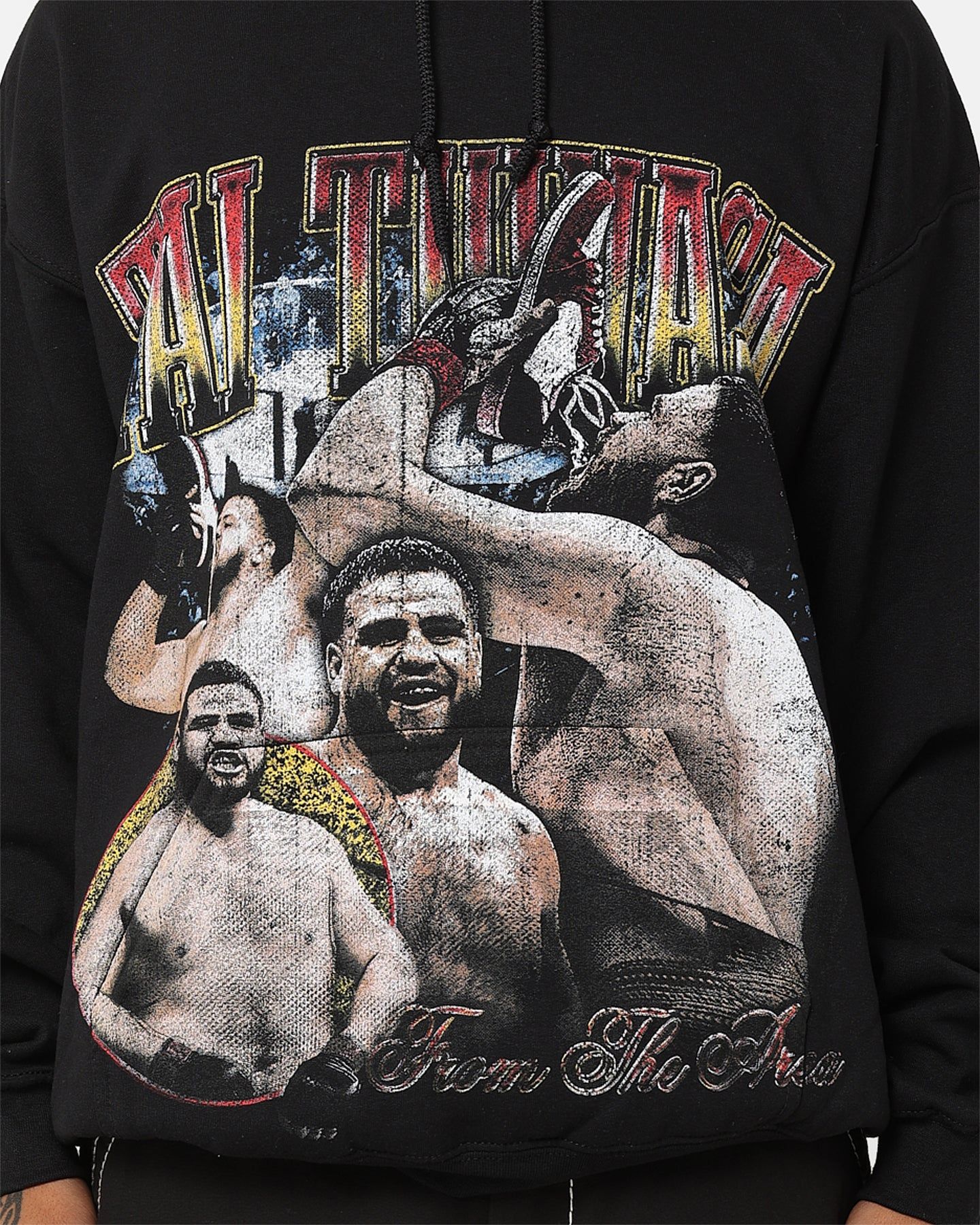 Goat Crew X Tai Tuivasa From The Area Hoodie Black sold by Culture Kings product image thumbnail 3
