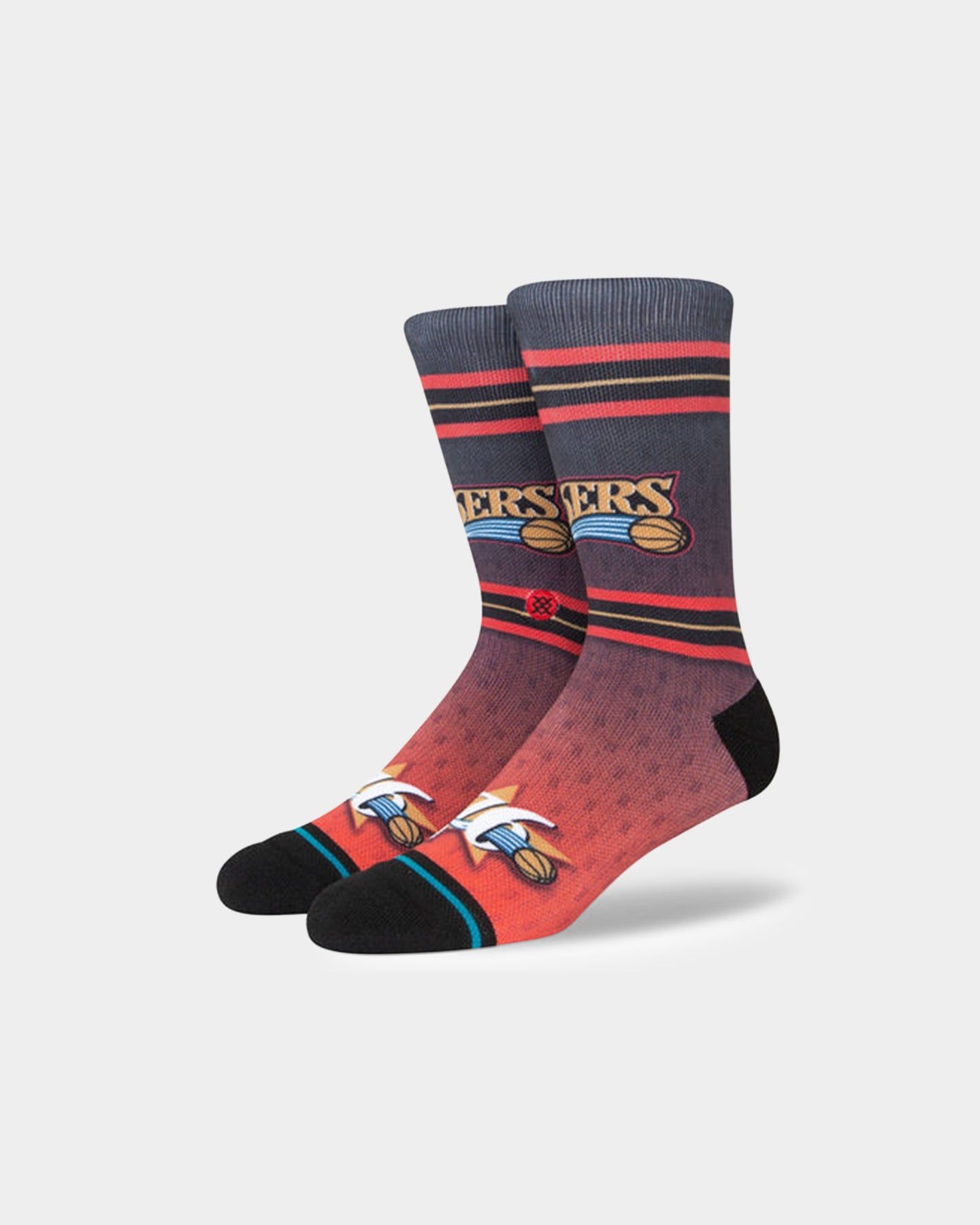 Stance X NBA Philadelphia 76ers HWC Collection Crewcut Socks Black sold by Culture Kings product image thumbnail 2