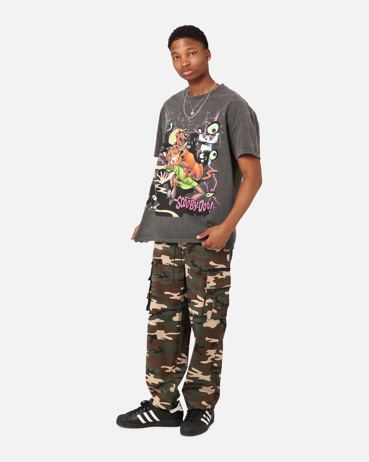 Goat Crew X Scooby-Doo Ruh Roh Heavyweight Vintage T-Shirt Black Wash sold by Culture Kings product image thumbnail 3