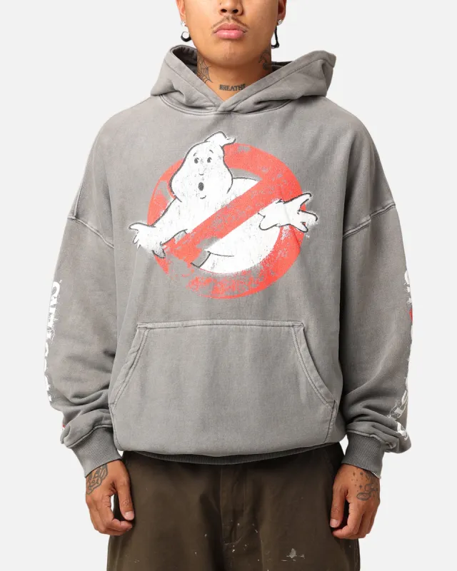 Goat Crew X Ghostbusters Heavyweight Hoodie Washed Charcoal sold by Culture Kings