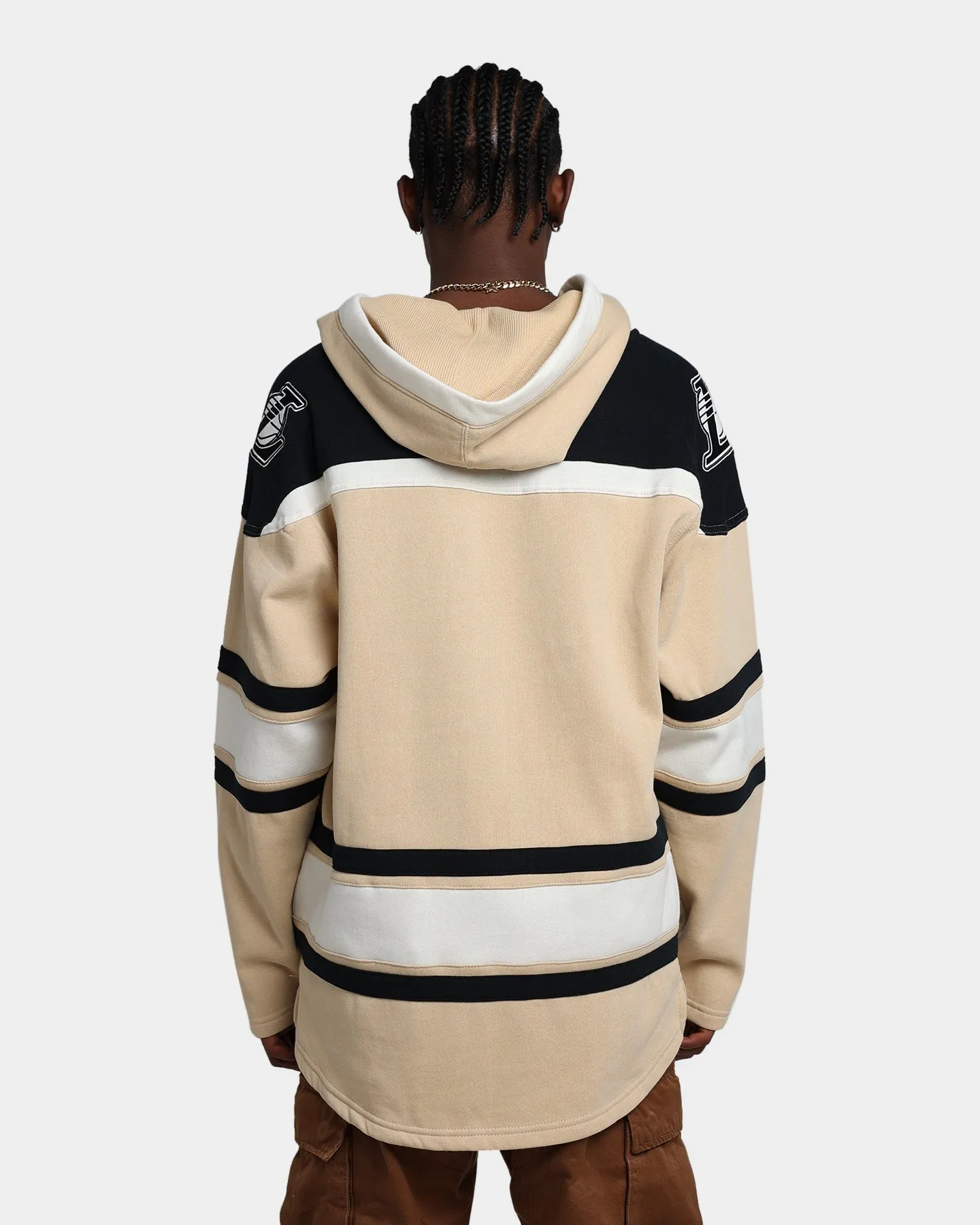 47 Brand Los Angeles Lakers Superior Lacer Hoodie Khaki sold by Culture Kings product image thumbnail 4