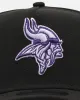 New Era Minnesota Vikings 'Purple Haze' 9FORTY A-Frame Snapback Black/Purple sold by Culture Kings