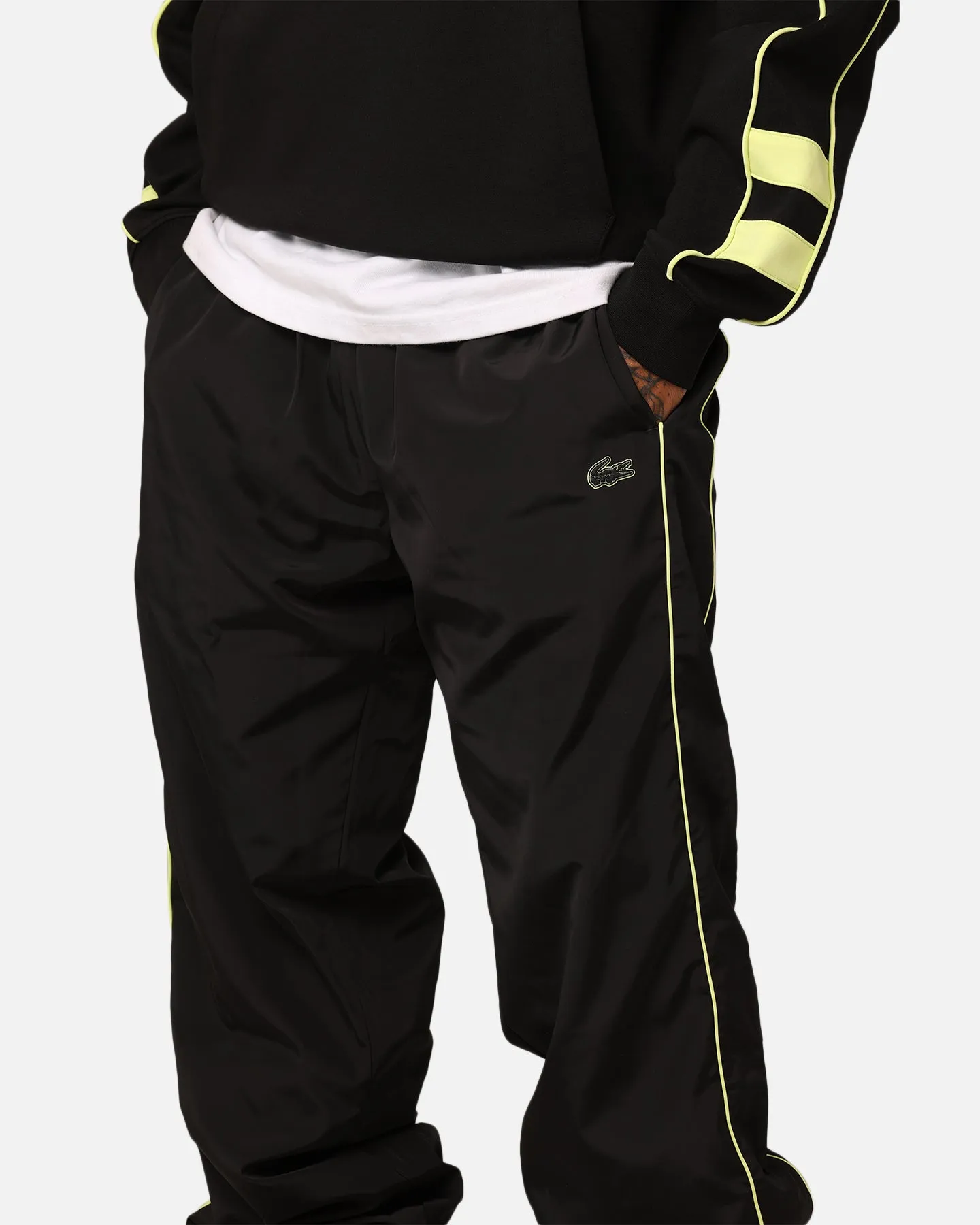Lacoste Transitional Active Logo Track Pants Black sold by Culture Kings product image thumbnail 4
