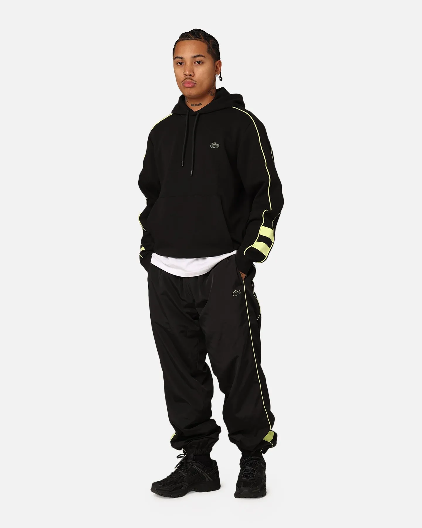 Lacoste Transitional Active Logo Track Pants Black sold by Culture Kings product image thumbnail 2