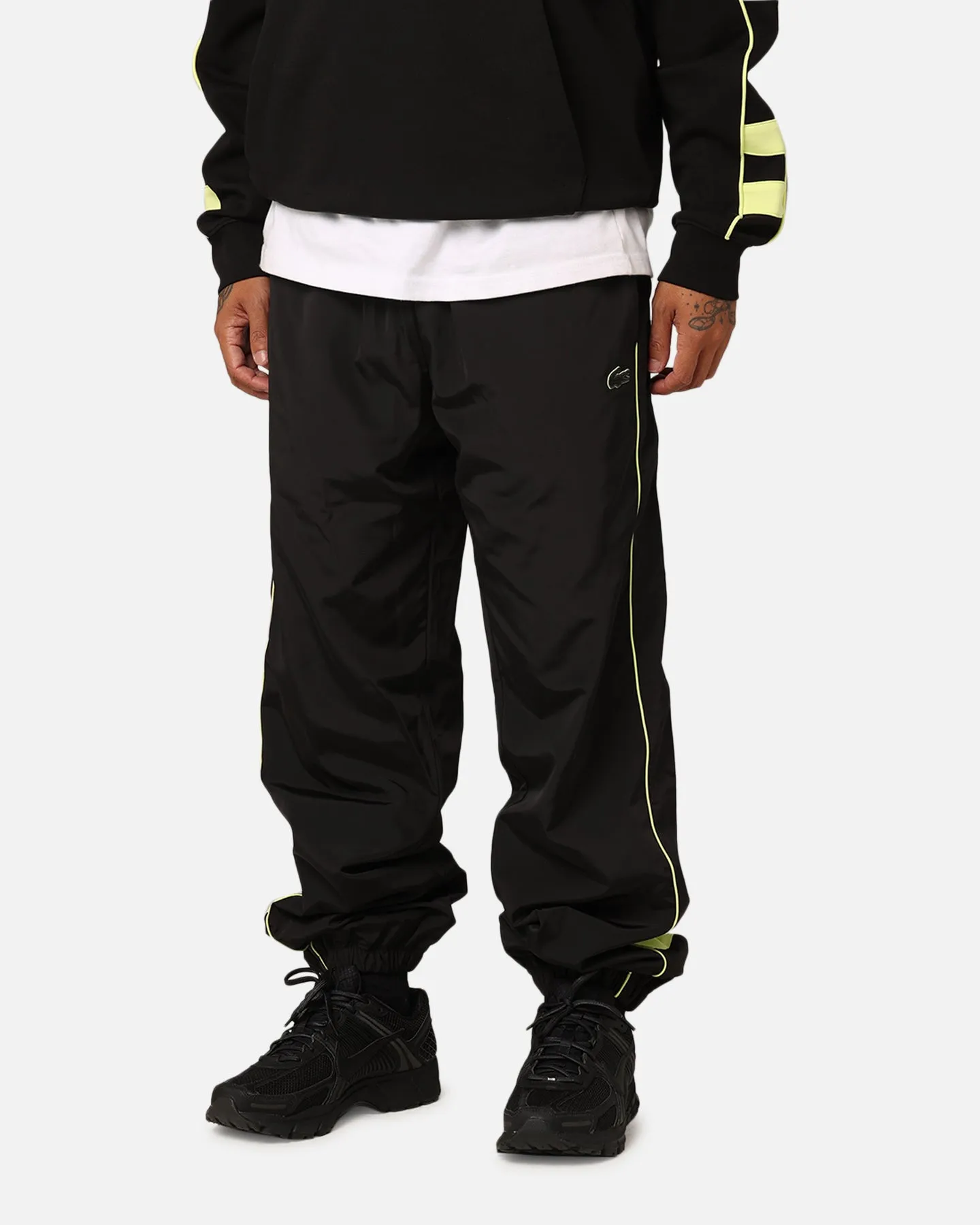 Lacoste Transitional Active Logo Track Pants Black sold by Culture Kings