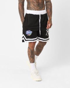 New Era New York Yankees Logo Emblem Shorts Black sold by Culture Kings