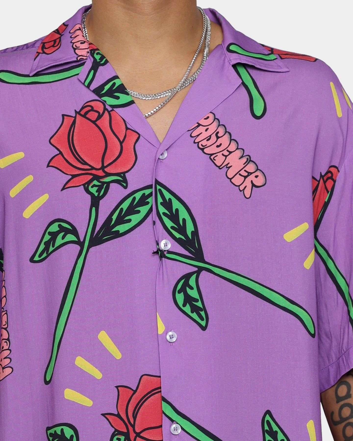 Pas De Mer Hard Times Shirt Purple sold by Culture Kings product image thumbnail 3