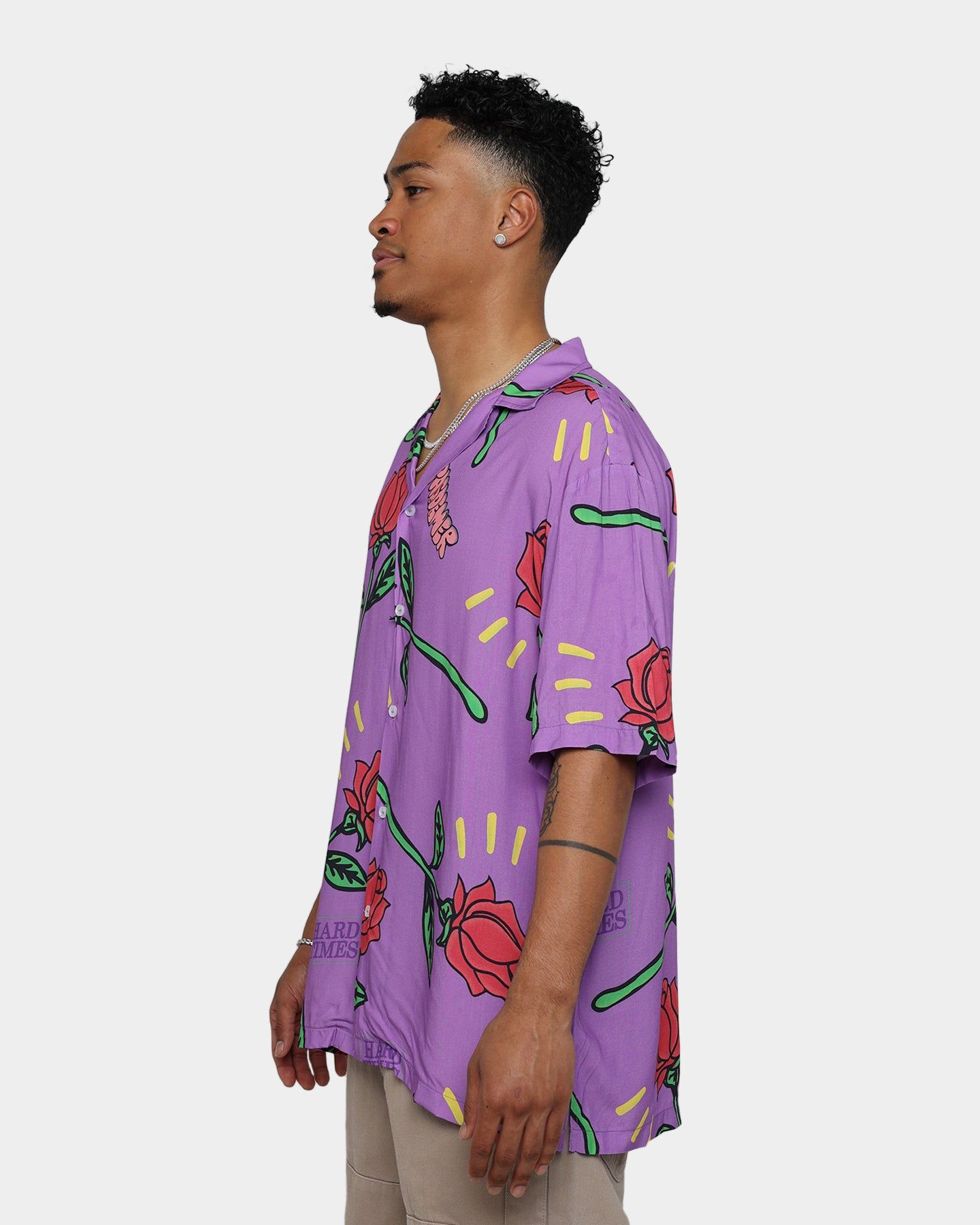 Pas De Mer Hard Times Shirt Purple sold by Culture Kings product image thumbnail 6