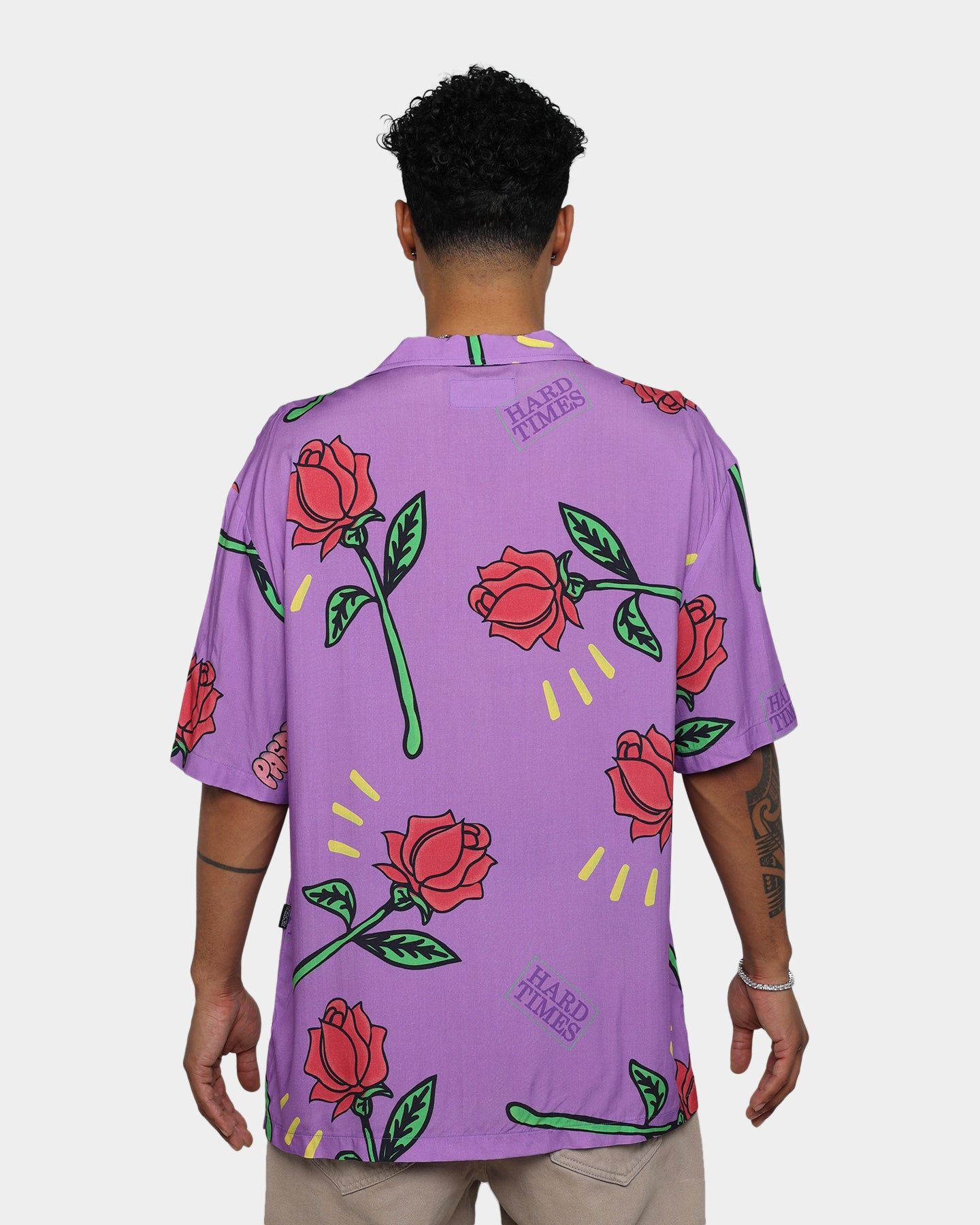 Pas De Mer Hard Times Shirt Purple sold by Culture Kings product image thumbnail 4