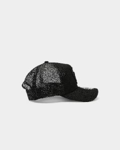 New Era Las Vegas Raiders 9FORTY A-Frame Trucker Snapback Black/Black sold by Culture Kings