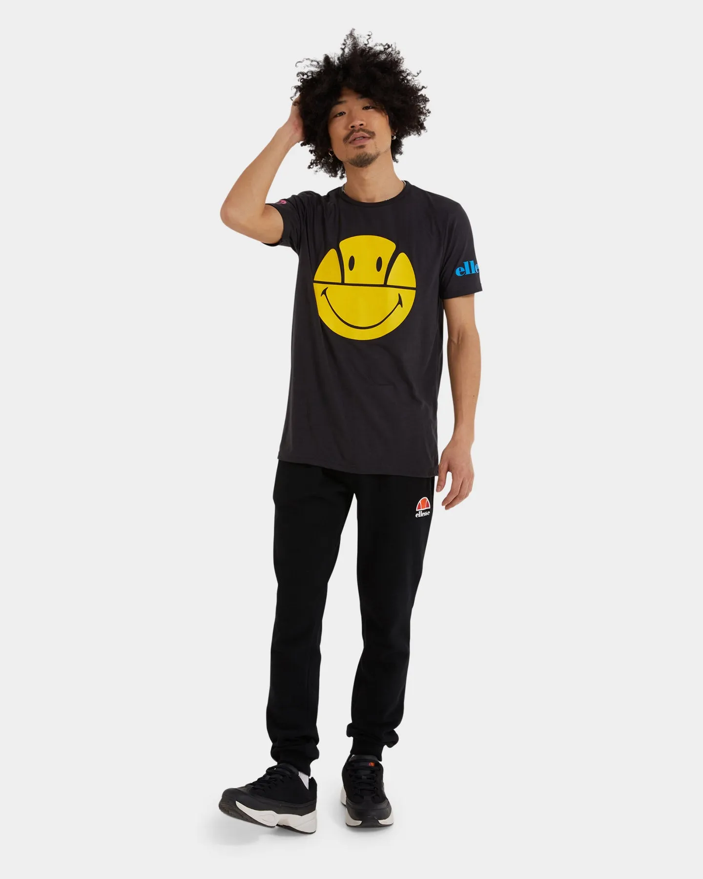 Ellesse Ellesse X Smiley Pleasuro T-Shirt Dark Grey sold by Culture Kings product image thumbnail 2