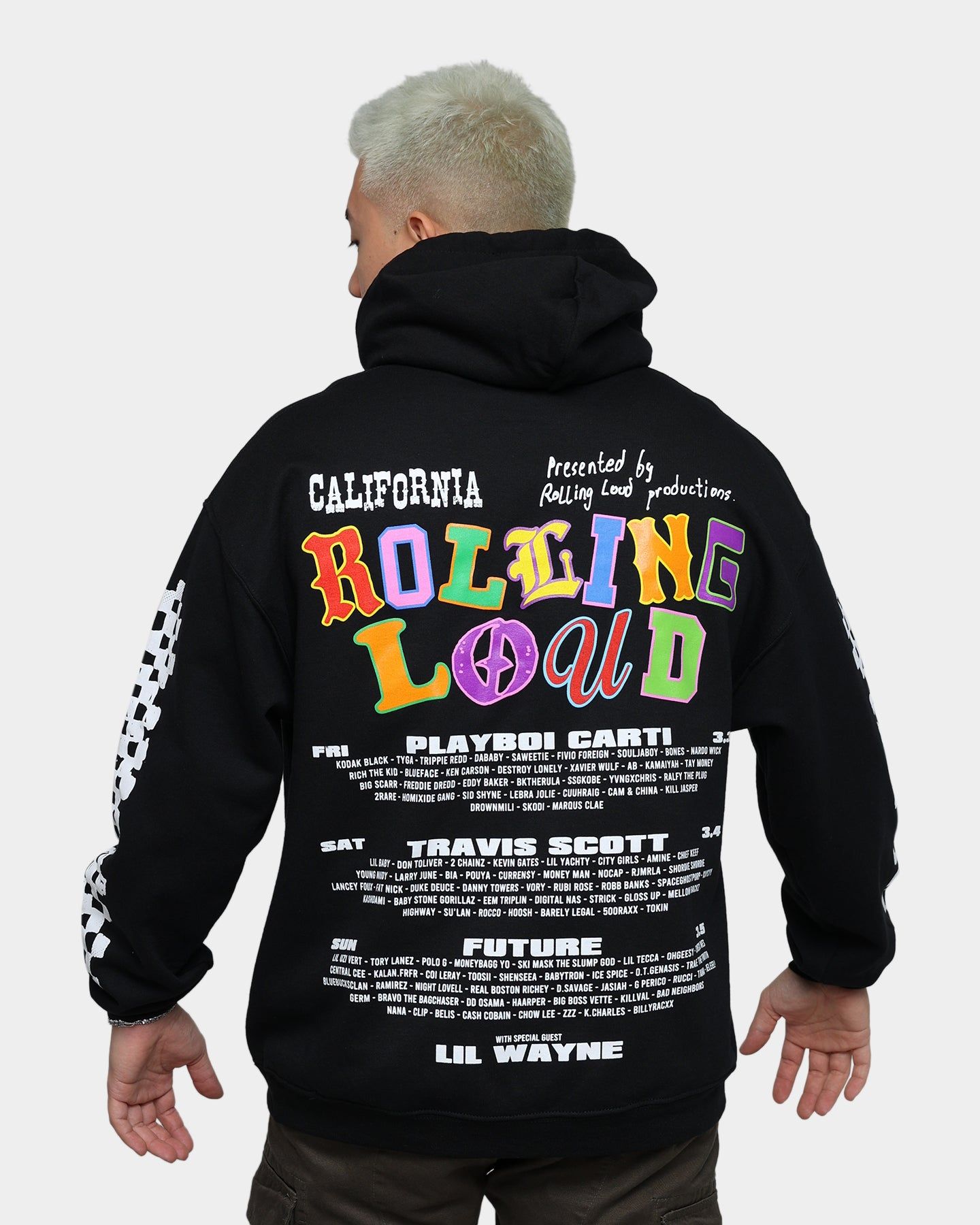 Rolling Loud Rolling Loud Line Up Hoodie Black sold by Culture Kings