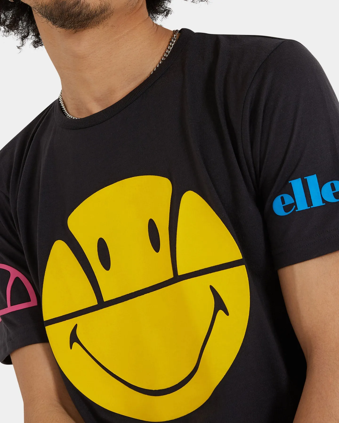 Ellesse Ellesse X Smiley Pleasuro T-Shirt Dark Grey sold by Culture Kings product image thumbnail 4