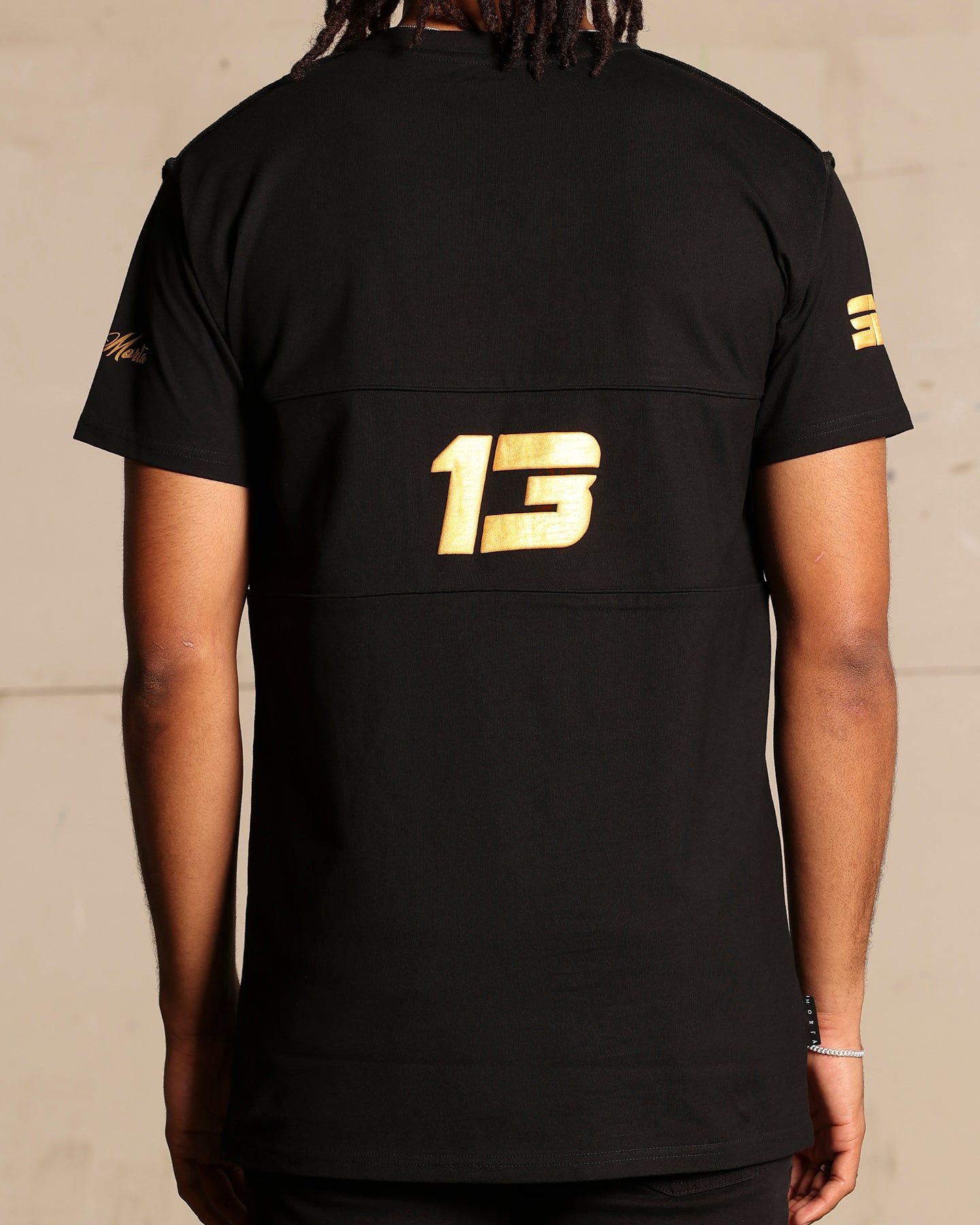 Saint Morta Moto Lafayette T-Shirt Black/Gold sold by Culture Kings product image thumbnail 5
