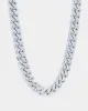 Saint Morta 10mm Cuban Chain White Gold sold by Culture Kings