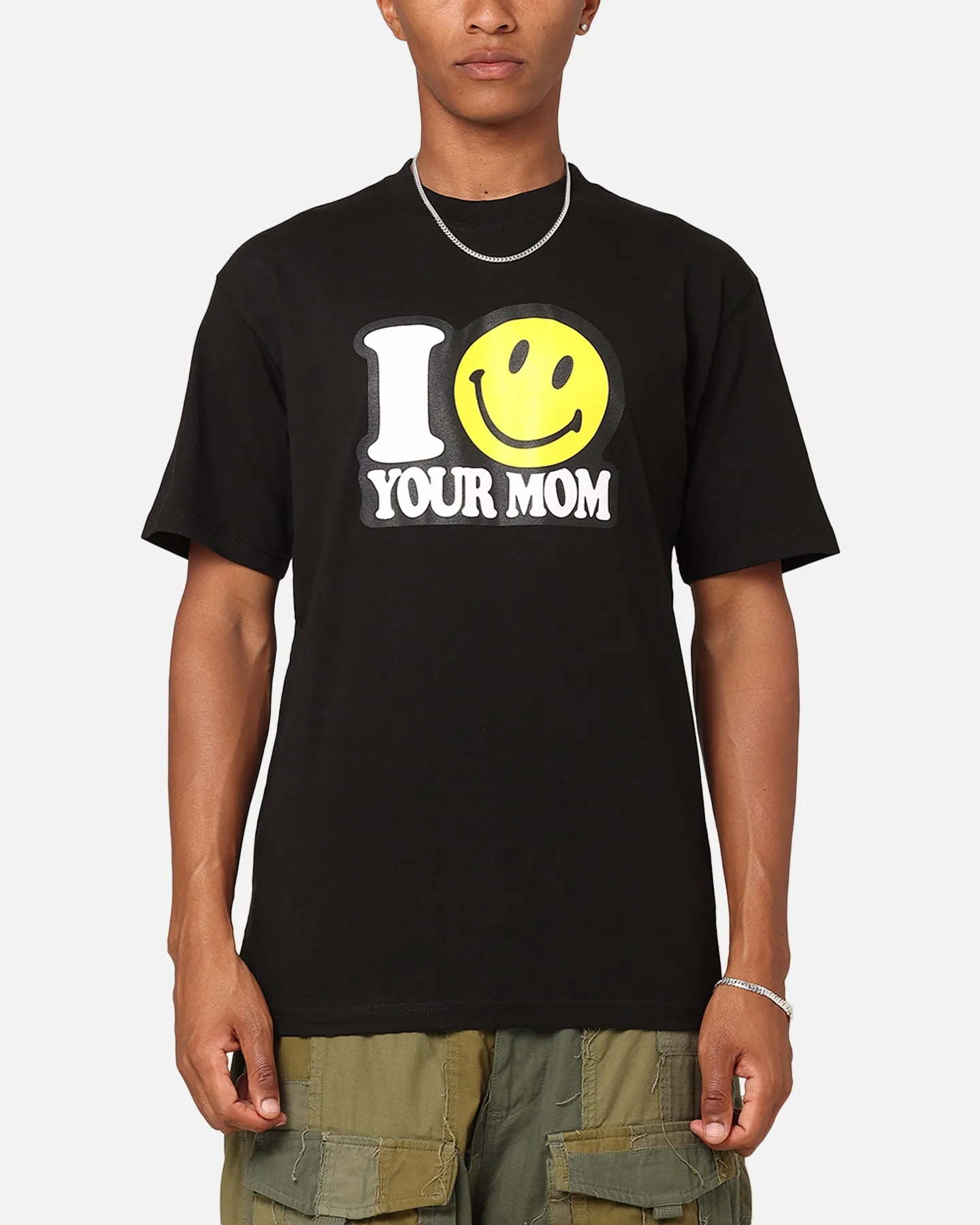 Market X Smiley Your Mom T-Shirt Black sold by Culture Kings