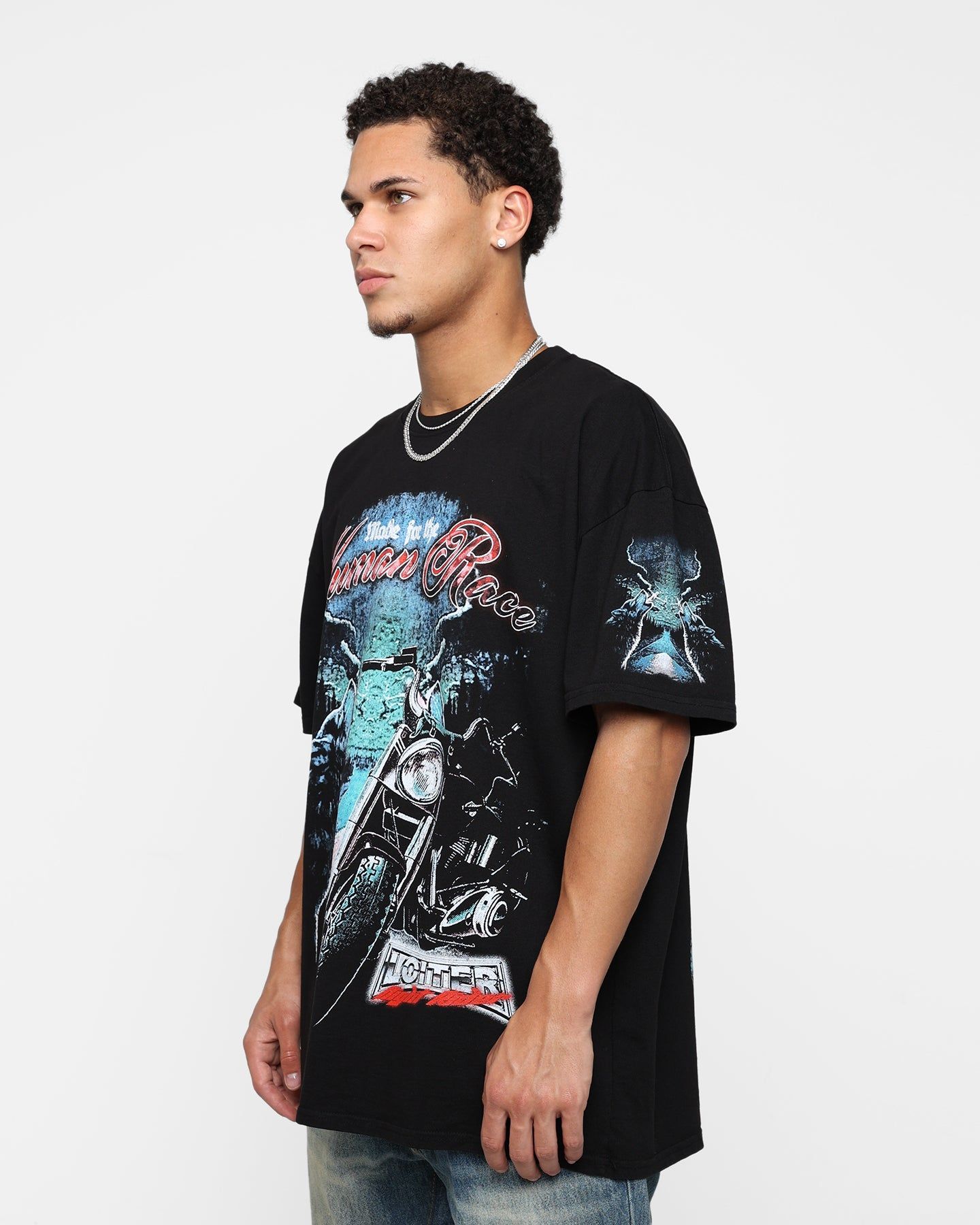 Loiter Midnight Route T-Shirt Black sold by Culture Kings product image thumbnail 7