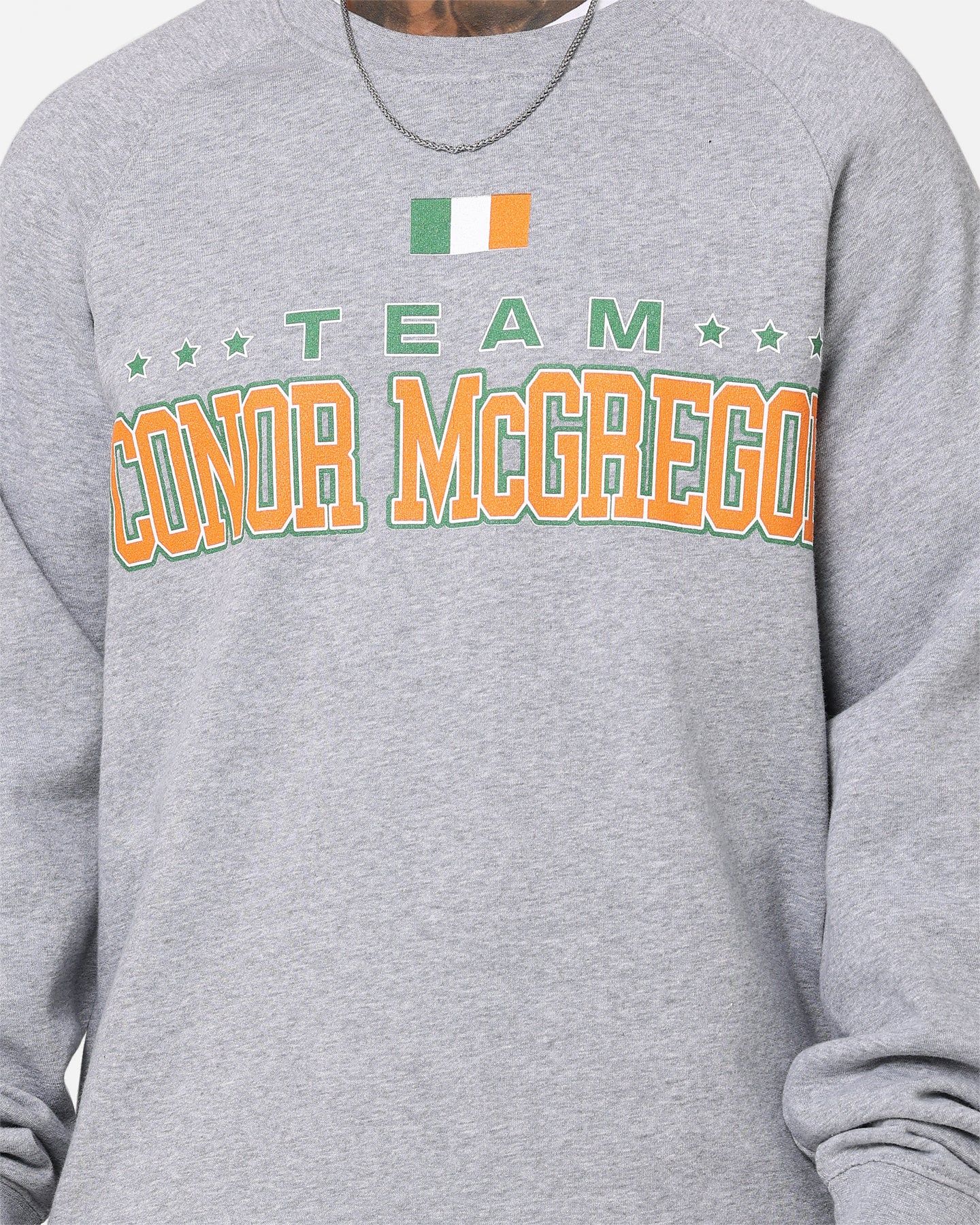 Goat Crew X UFC Conor McGregor Team McGregor Crewneck Grey sold by Culture Kings product image thumbnail 4