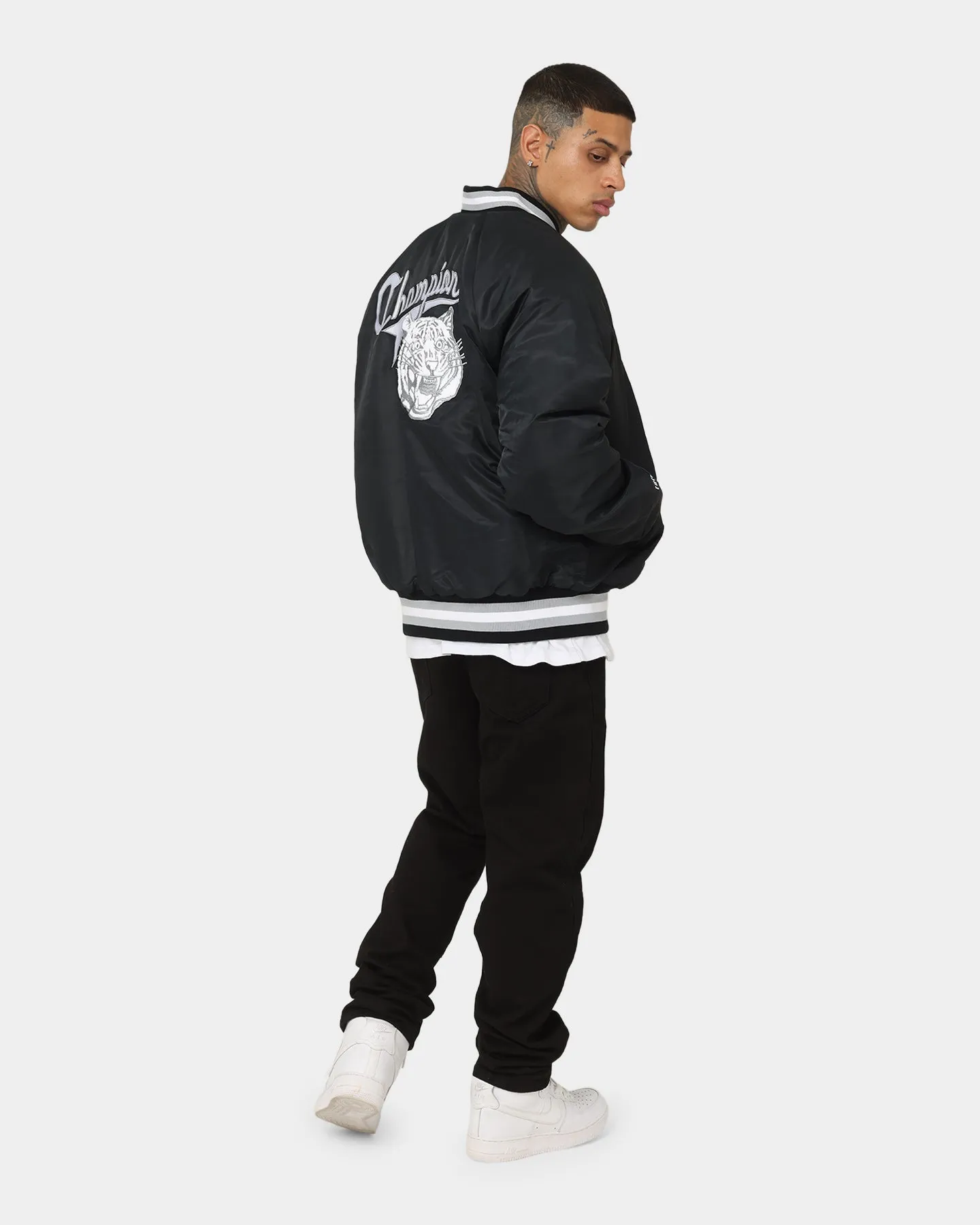 Champion LFS Letterman Jacket Black sold by Culture Kings product image thumbnail 4