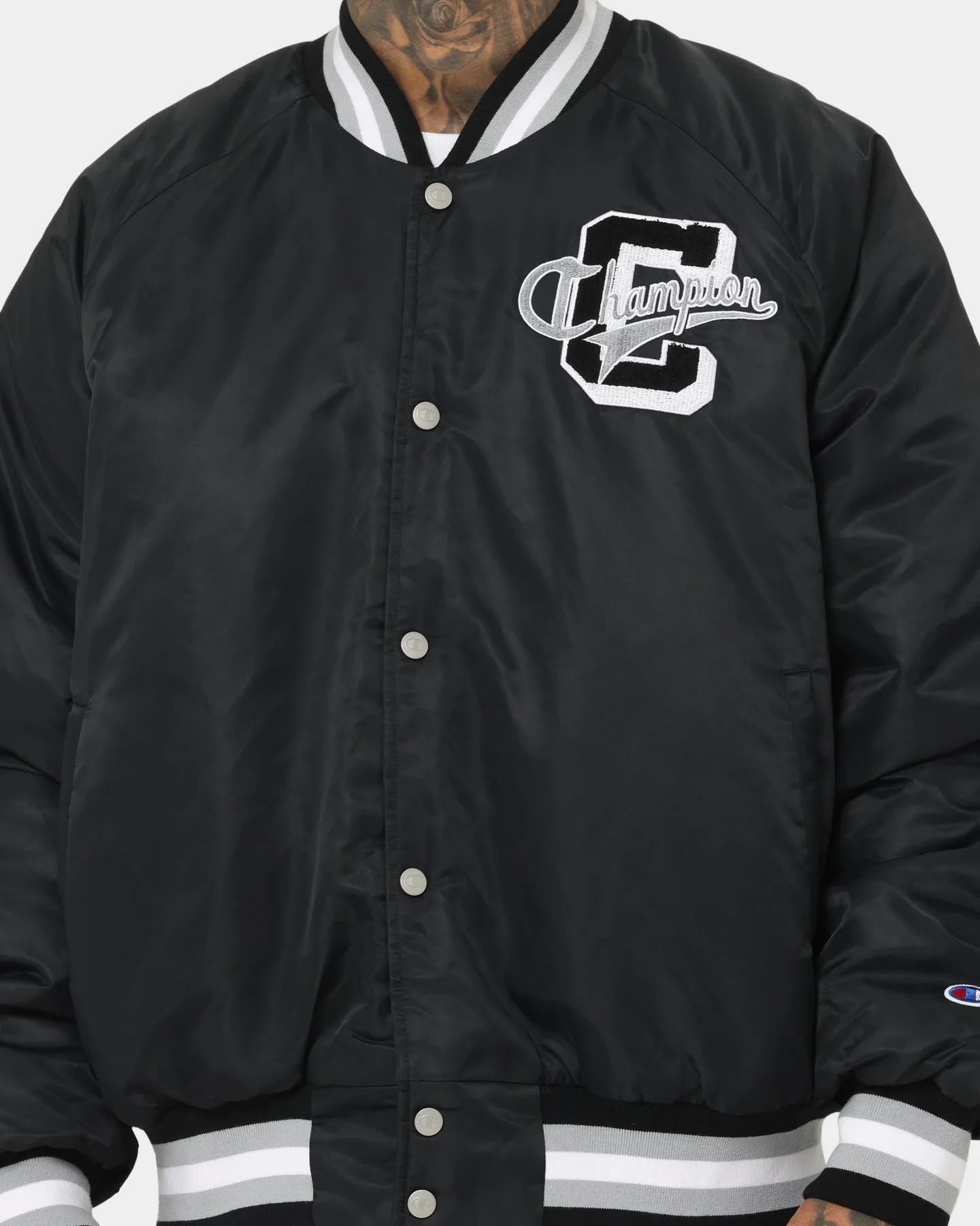 Champion LFS Letterman Jacket Black sold by Culture Kings product image thumbnail 5