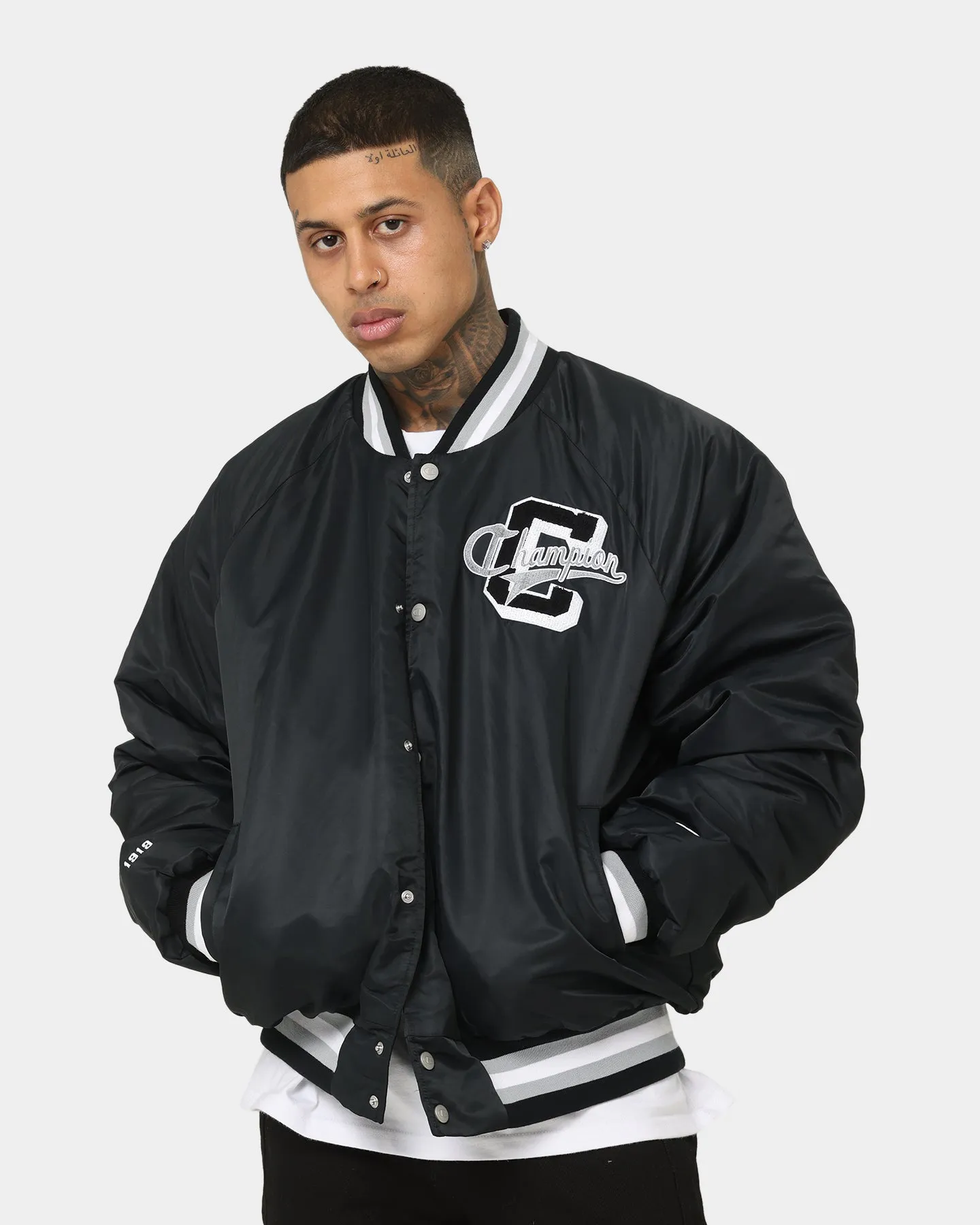 Champion LFS Letterman Jacket Black sold by Culture Kings product image thumbnail 3