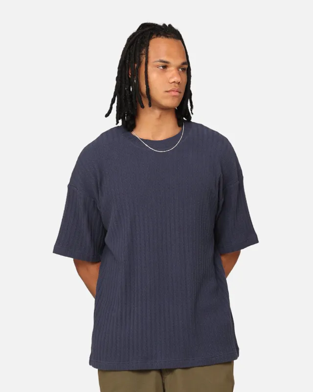 XXIII Karl Knit T-Shirt Navy sold by Culture Kings