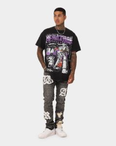 Goat Crew X Transformers Megatron Vintage T-Shirt Black Wash sold by Culture Kings