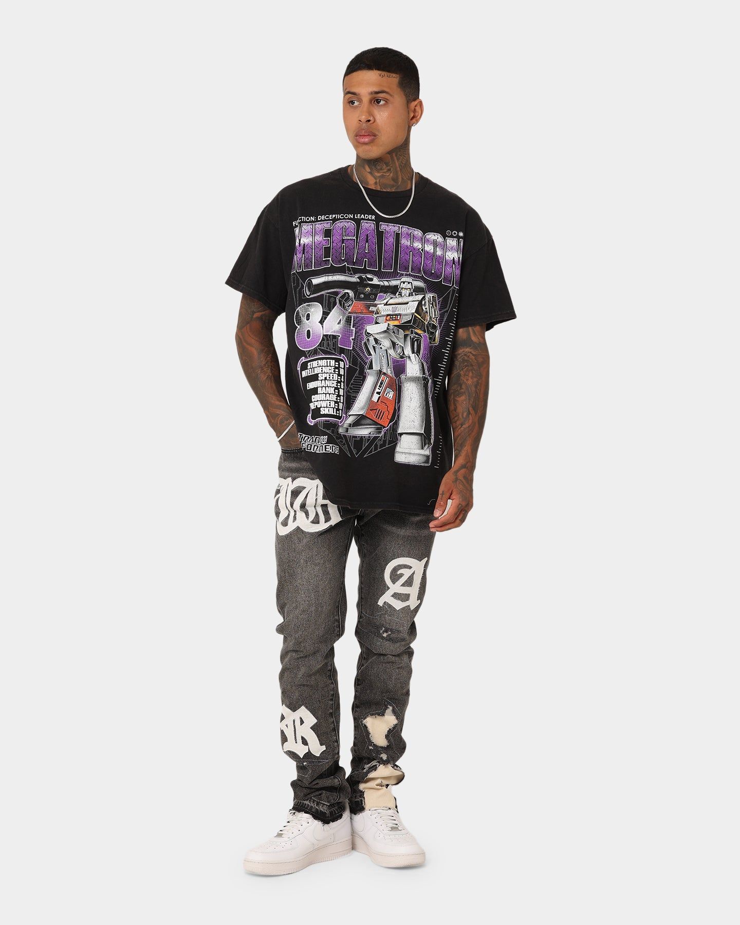 Goat Crew X Transformers Megatron Vintage T-Shirt Black Wash sold by Culture Kings product image thumbnail 3