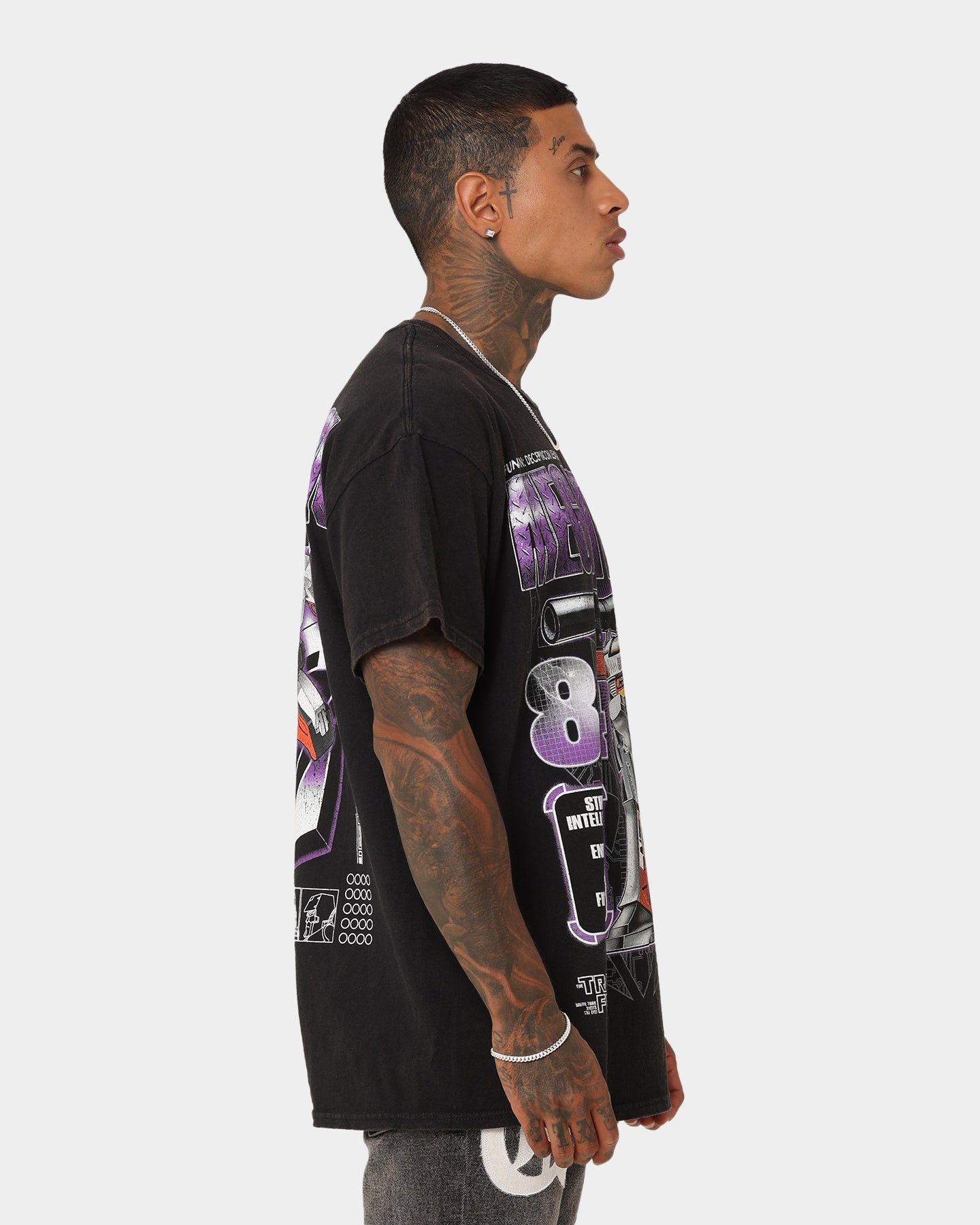 Goat Crew X Transformers Megatron Vintage T-Shirt Black Wash sold by Culture Kings product image thumbnail 6