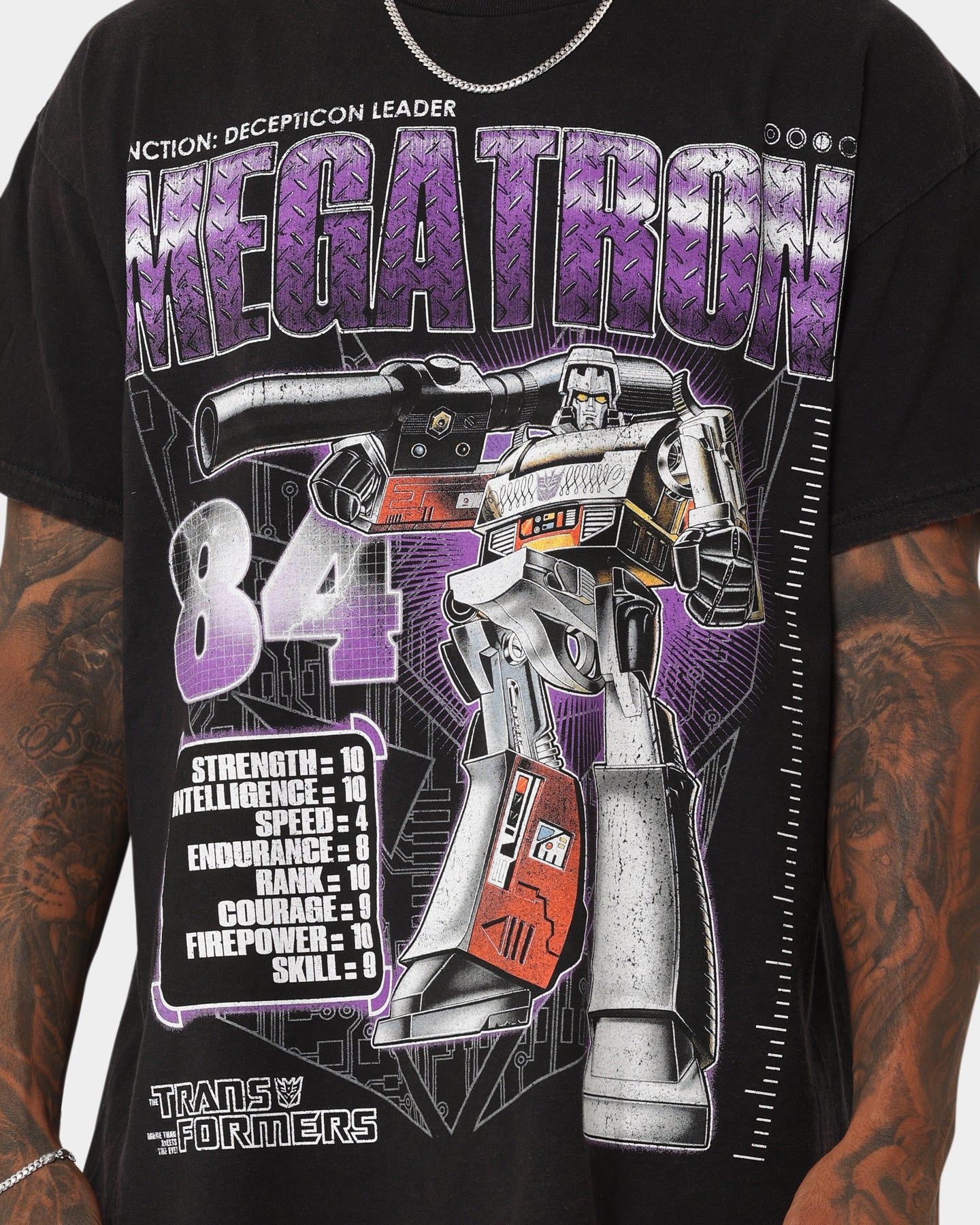 Goat Crew X Transformers Megatron Vintage T-Shirt Black Wash sold by Culture Kings product image thumbnail 4