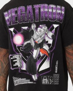 Goat Crew X Transformers Megatron Vintage T-Shirt Black Wash sold by Culture Kings