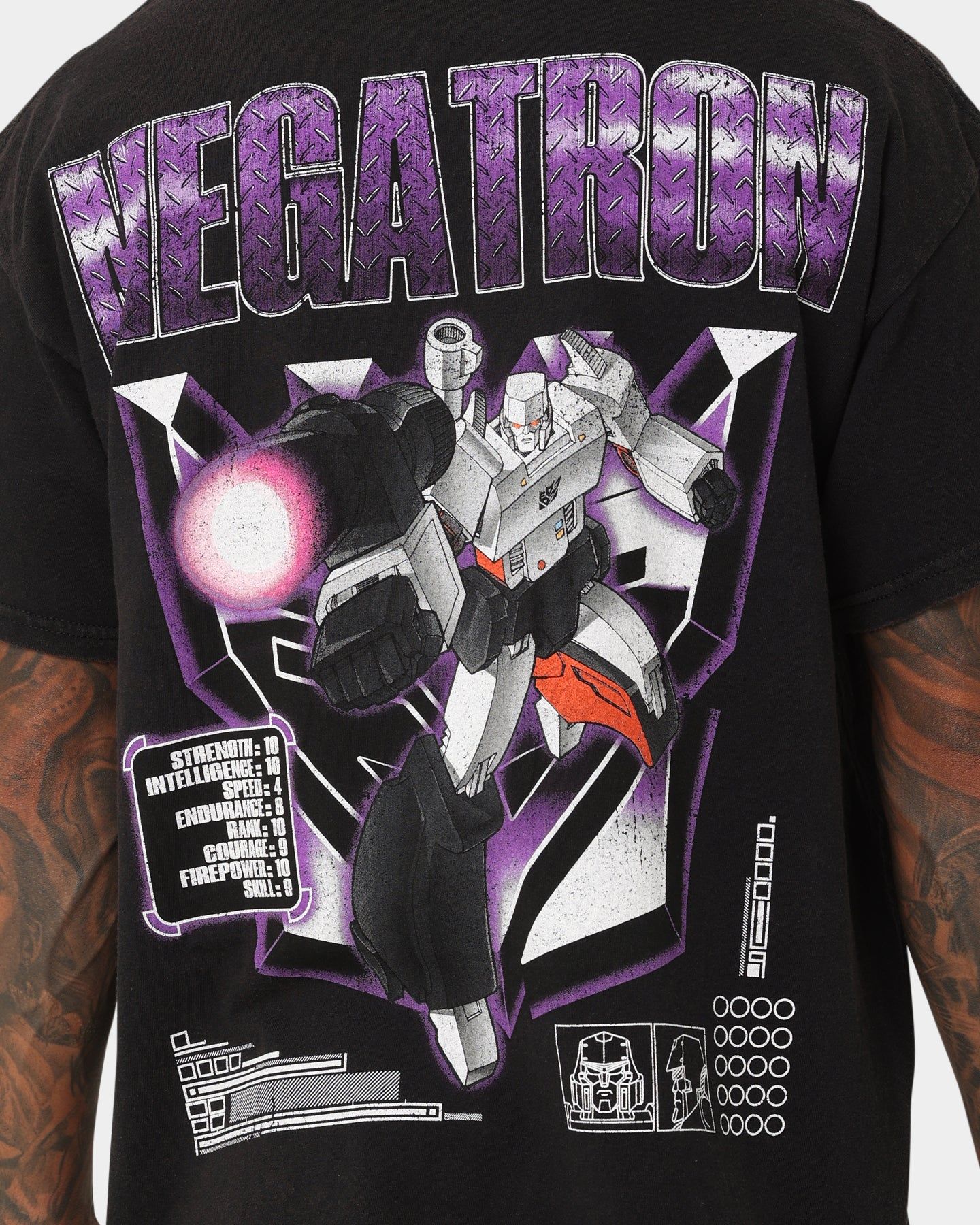 Goat Crew X Transformers Megatron Vintage T-Shirt Black Wash sold by Culture Kings product image thumbnail 5