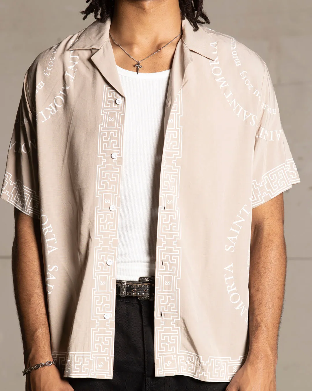 Saint Morta Erebos Short Sleeve Shirt Stone sold by Culture Kings product image thumbnail 3