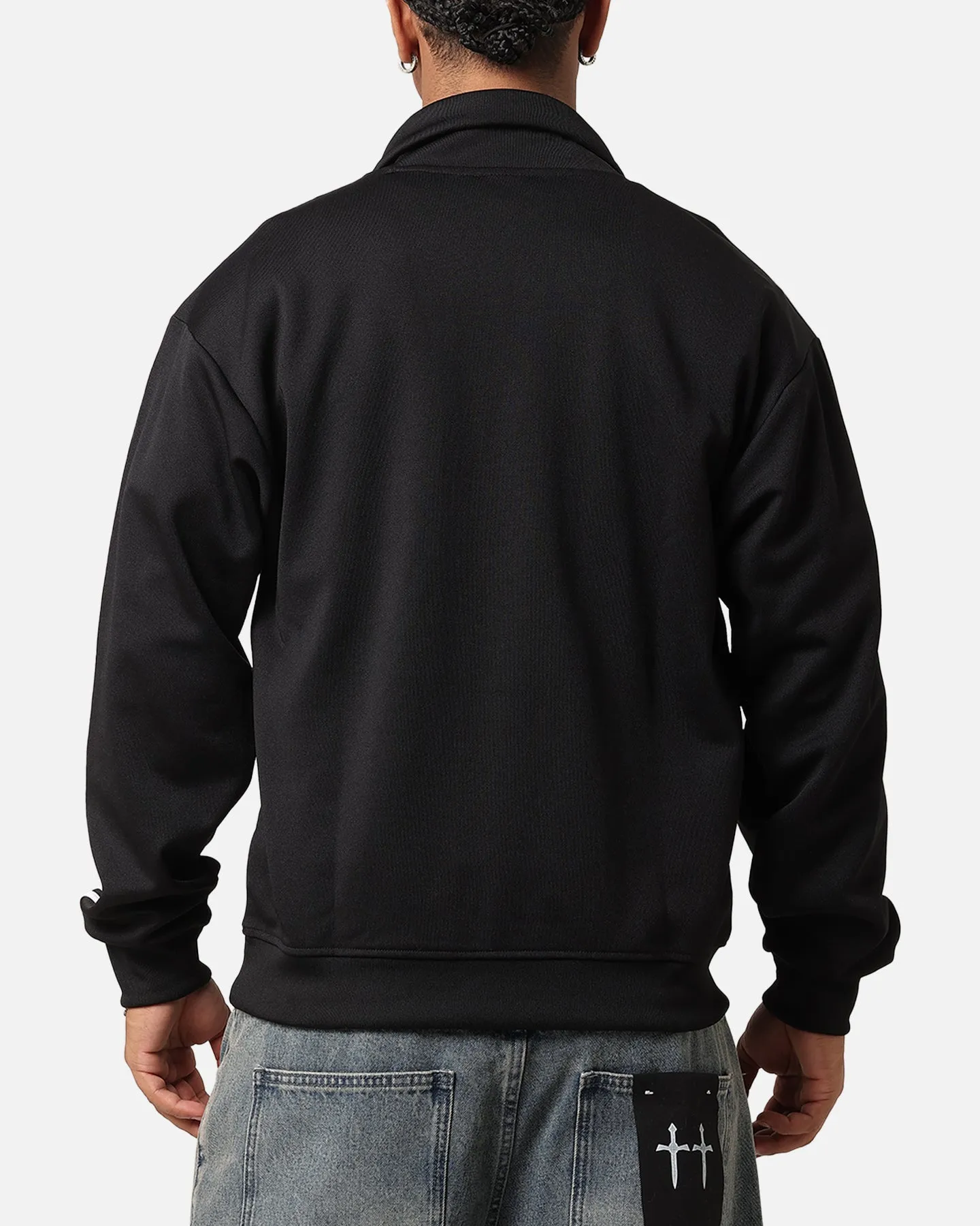 Adidas Funnel Neck Track Jacket Black sold by Culture Kings product image thumbnail 3