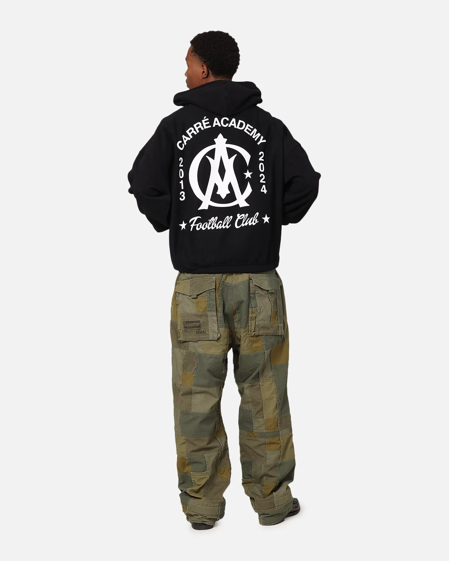 Carre Academy Chest Hoodie Black sold by Culture Kings product image thumbnail 4