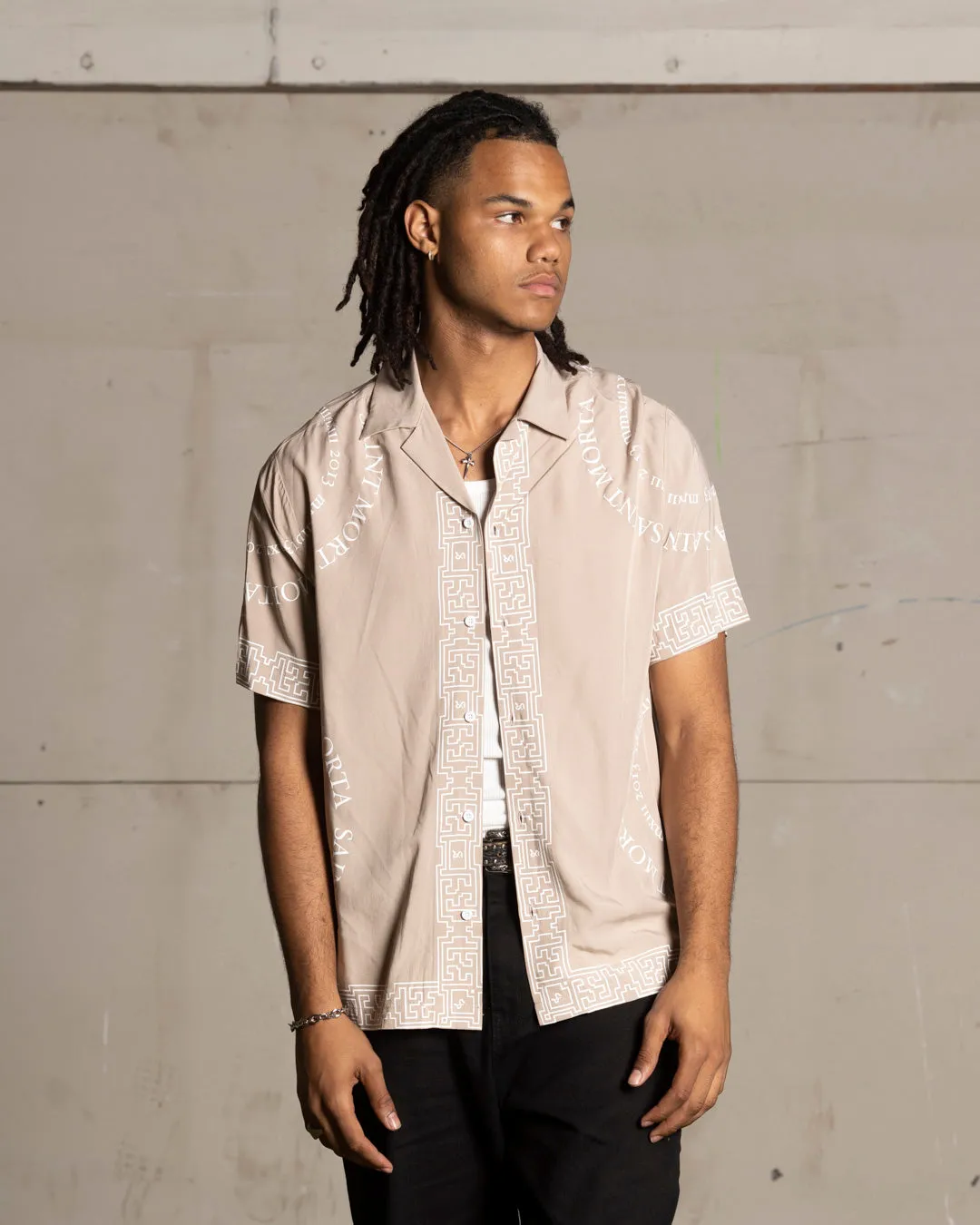 Saint Morta Erebos Short Sleeve Shirt Stone sold by Culture Kings