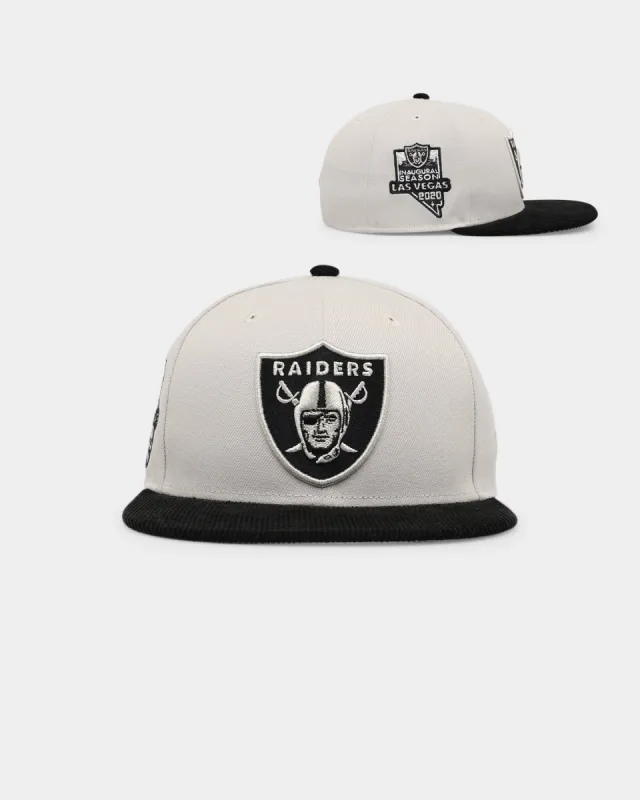 New Era Las Vegas Raiders '2Tone Corduroy' 59FIFTY Fitted Vegas Gold/Black sold by Culture Kings