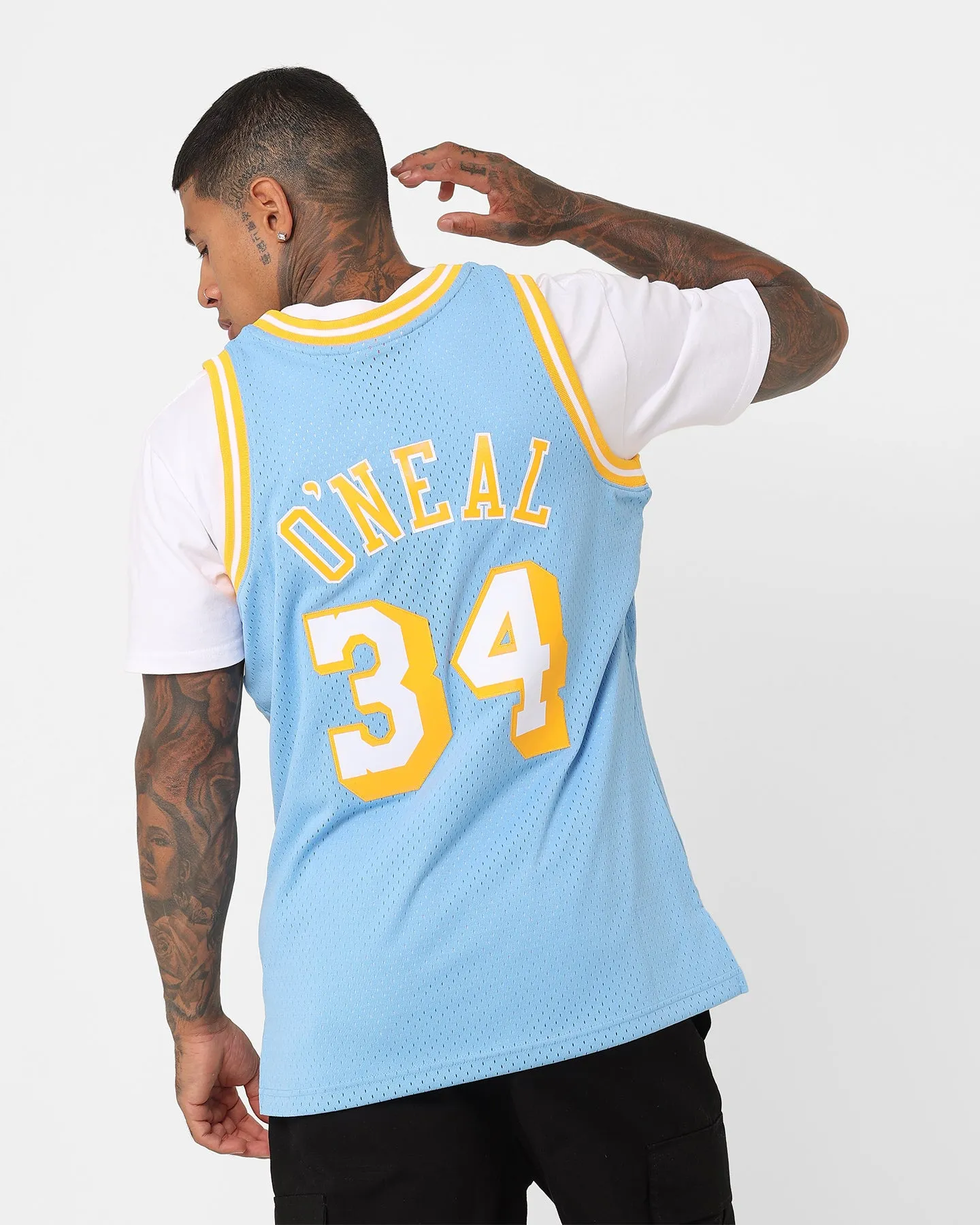 Mitchell & Ness Los Angeles Lakers Shaquille O'Neal Swing Jersey Sky Blue sold by Culture Kings product image thumbnail 2