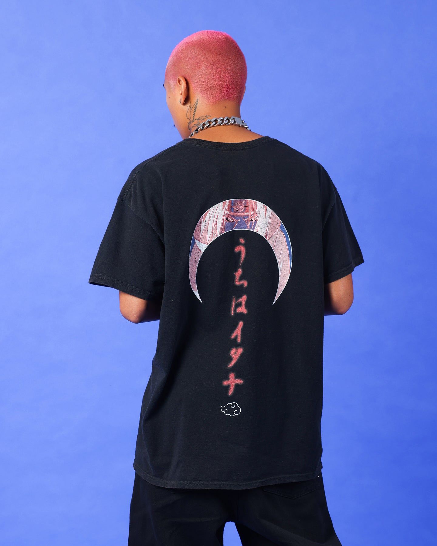 Goat Crew X Naruto Itachi Uchiha Premium Vintage T-Shirt Vintage Black sold by Culture Kings product image thumbnail 7