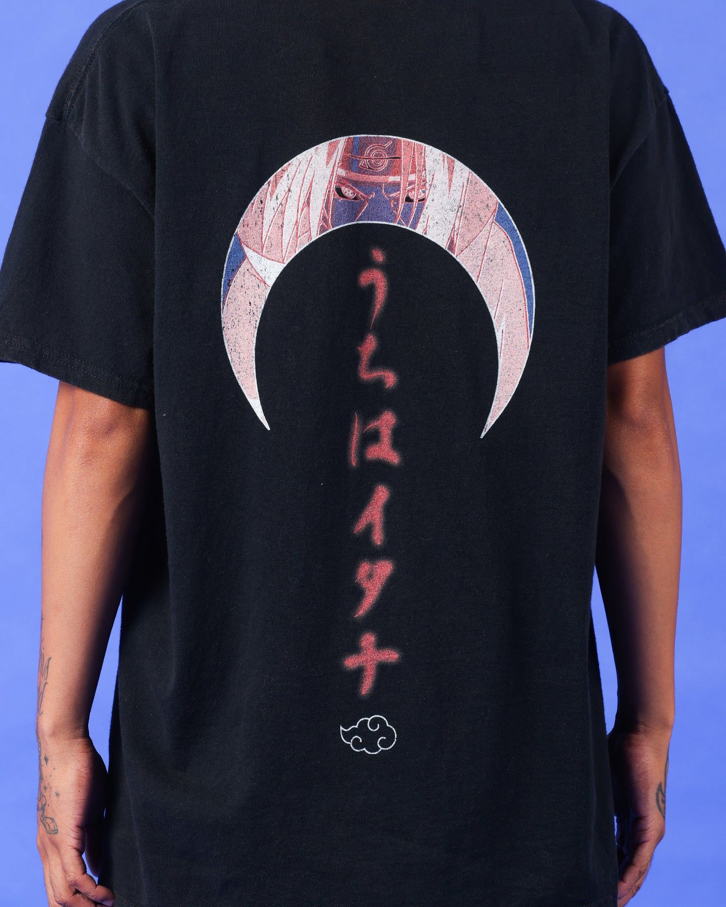 Goat Crew X Naruto Itachi Uchiha Premium Vintage T-Shirt Vintage Black sold by Culture Kings product image thumbnail 4