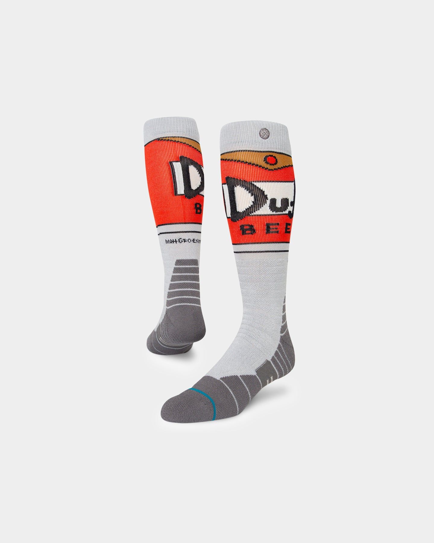 Stance X The Simpsons Duff Beer Snow Socks Grey sold by Culture Kings product image thumbnail 3