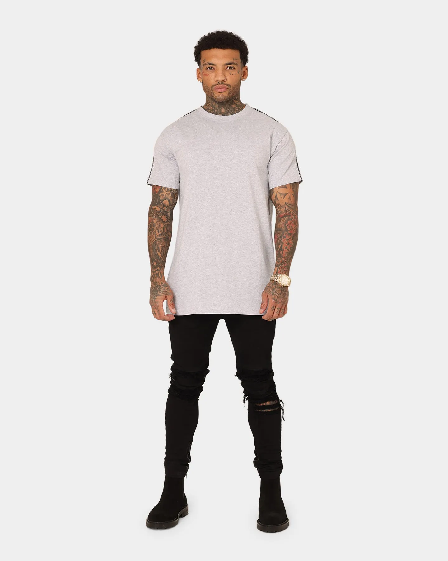 Saint Morta Rev Lafayette T-Shirt Grey/Black sold by Culture Kings product image thumbnail 3