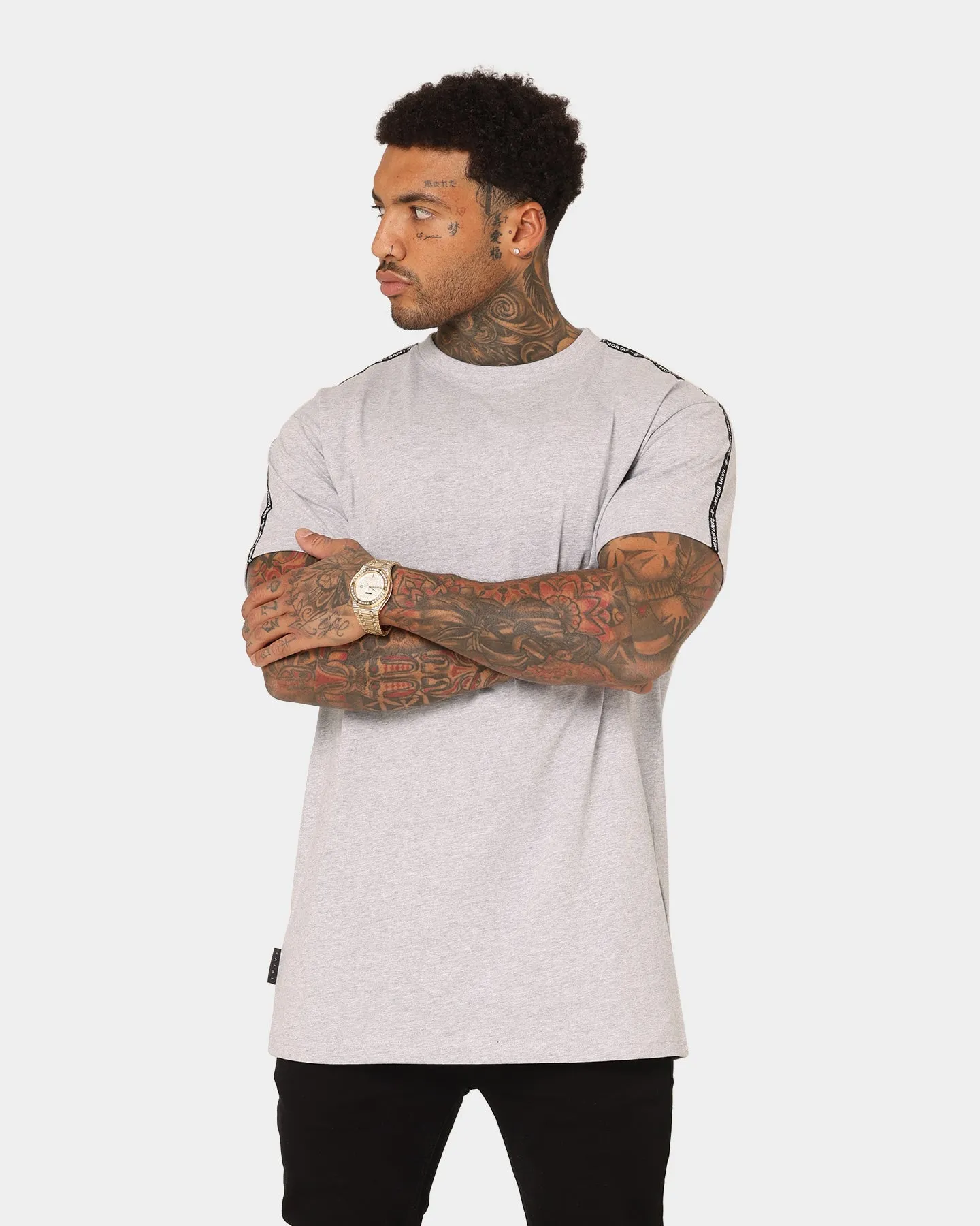 Saint Morta Rev Lafayette T-Shirt Grey/Black sold by Culture Kings