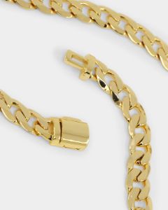 NXS Angular Curb Chain Gold sold by Culture Kings