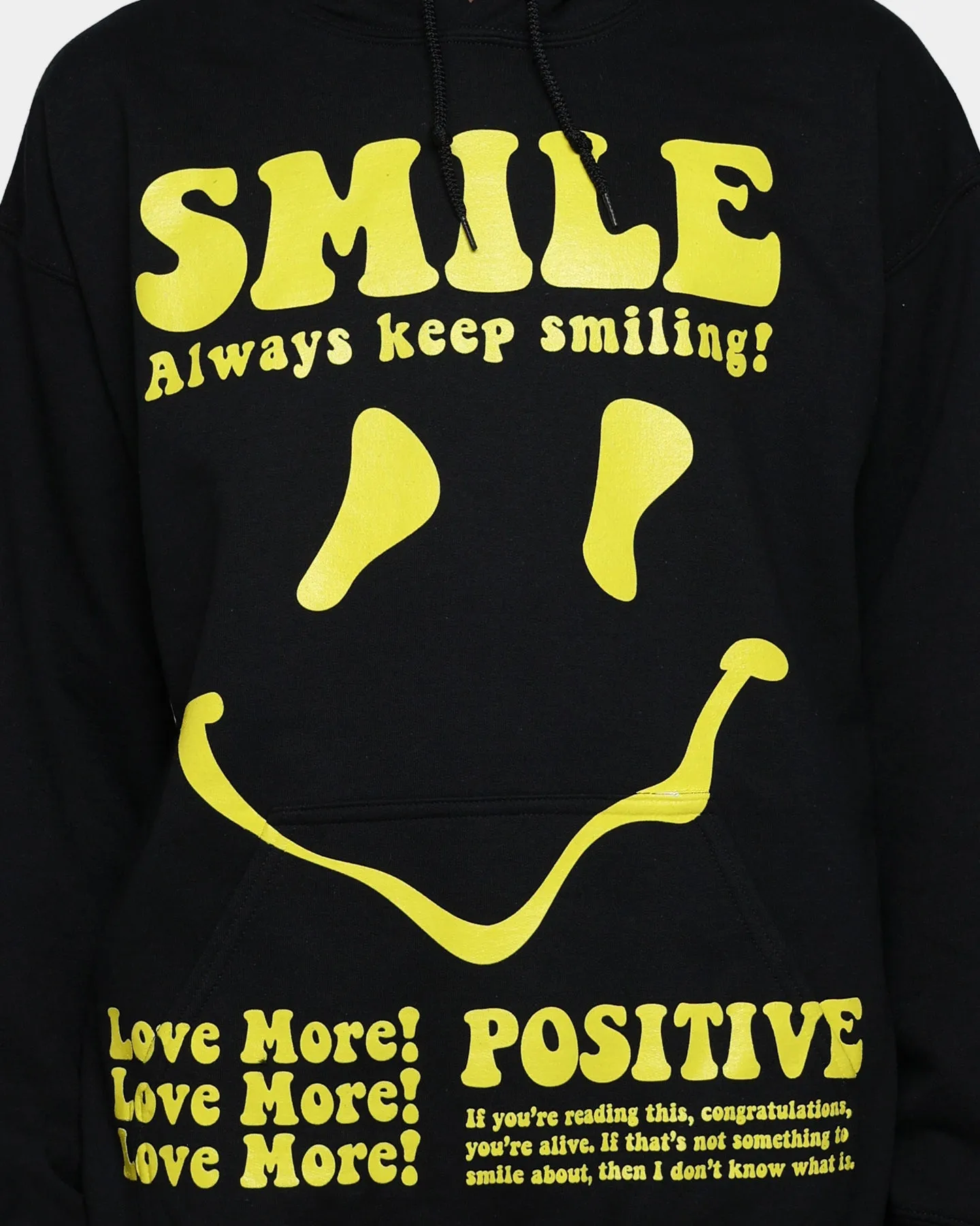 Goat Crew Keep Smiling Hoodie Black sold by Culture Kings product image thumbnail 3