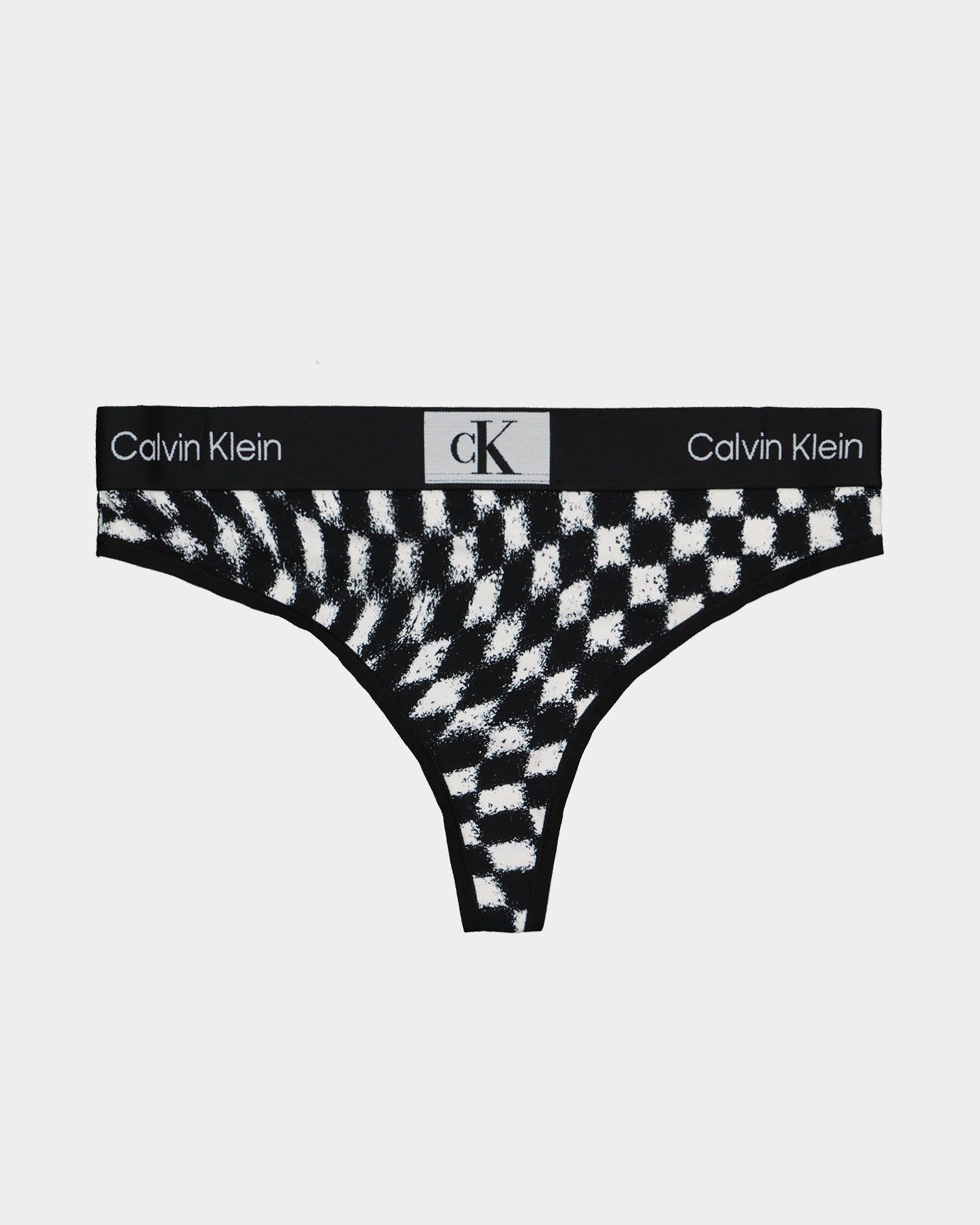 Calvin Klein Women's 1996 Cotton Modern Thong Checkerboard/Black sold by Culture Kings product image thumbnail 4