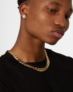 NXS Angular Curb Chain Gold sold by Culture Kings