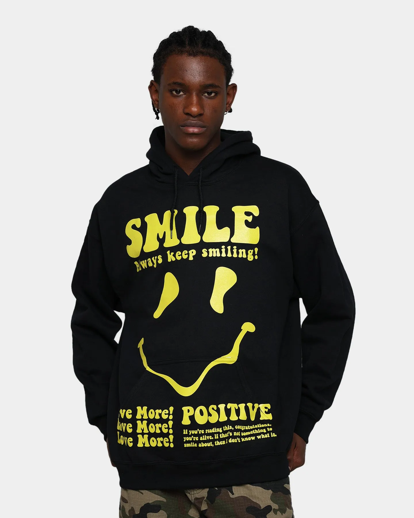 Goat Crew Keep Smiling Hoodie Black sold by Culture Kings