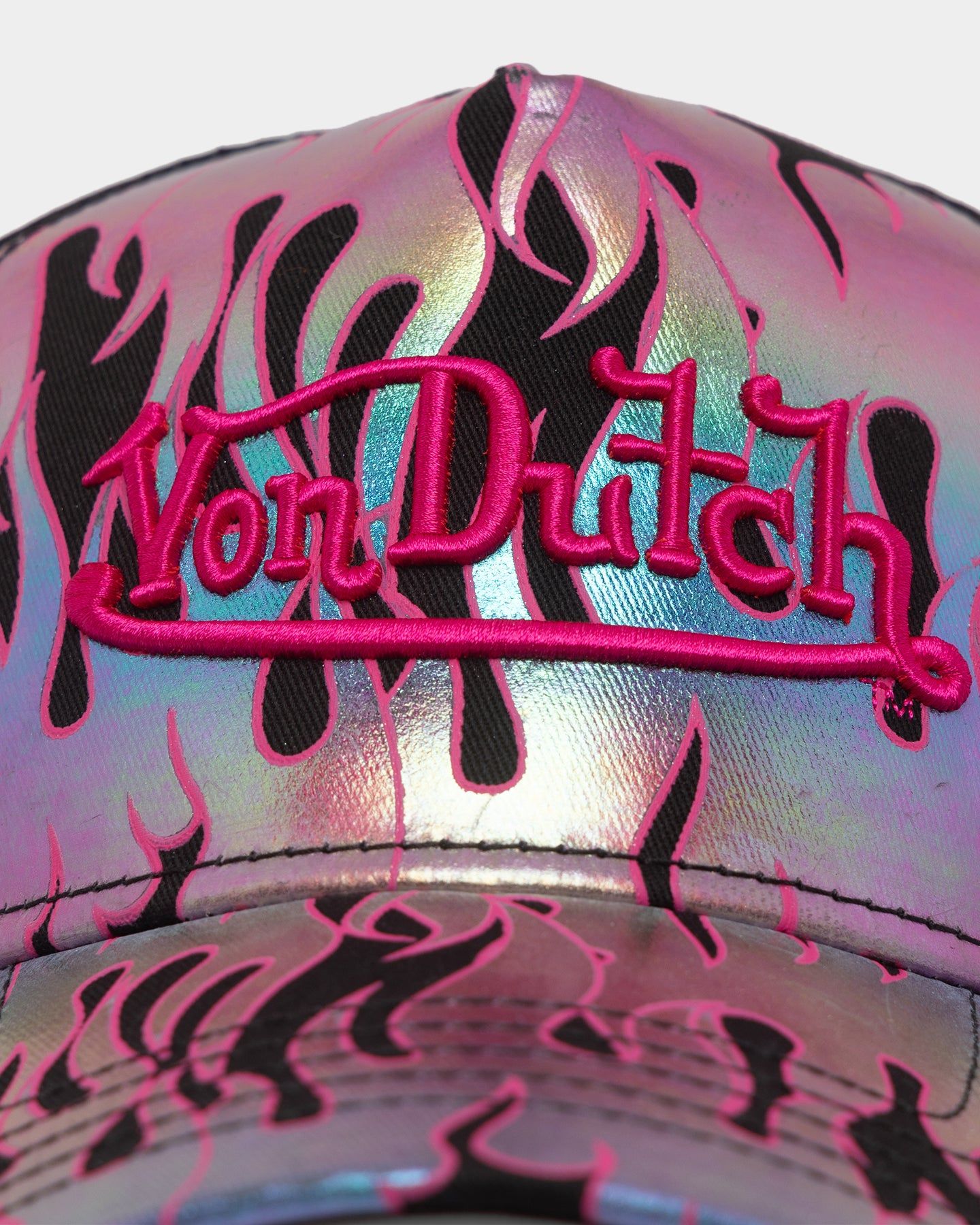 Von Dutch Black Iridescent Trucker Snapback Black/Iridescent sold by Culture Kings product image thumbnail 5